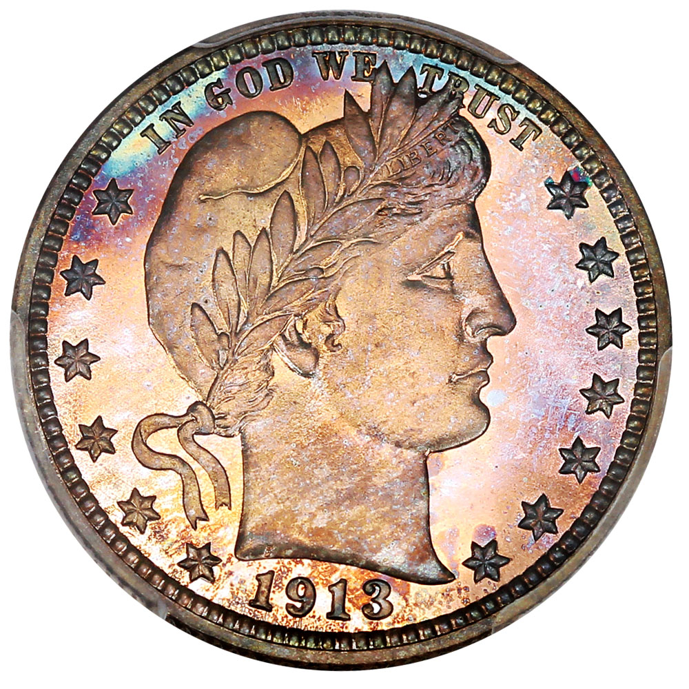 image for: 1913 25c PCGS PR68