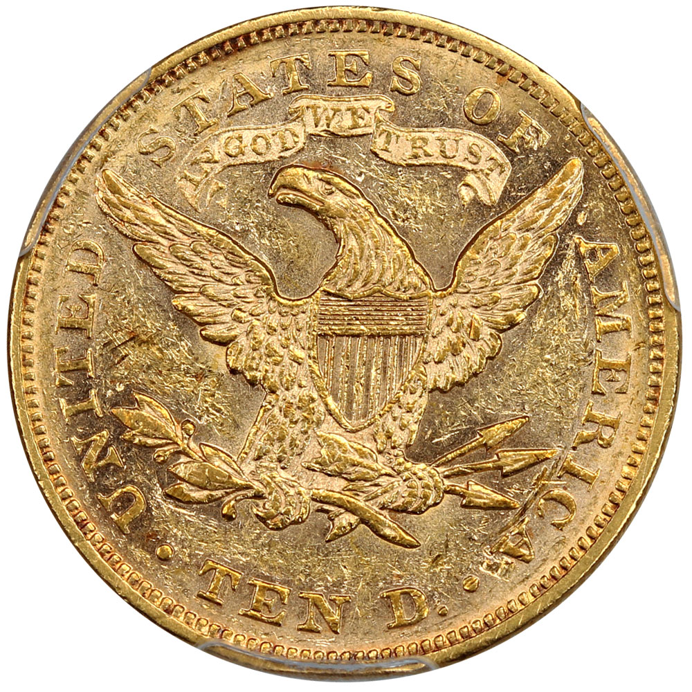 image for: 1868 $10 PCGS MS60