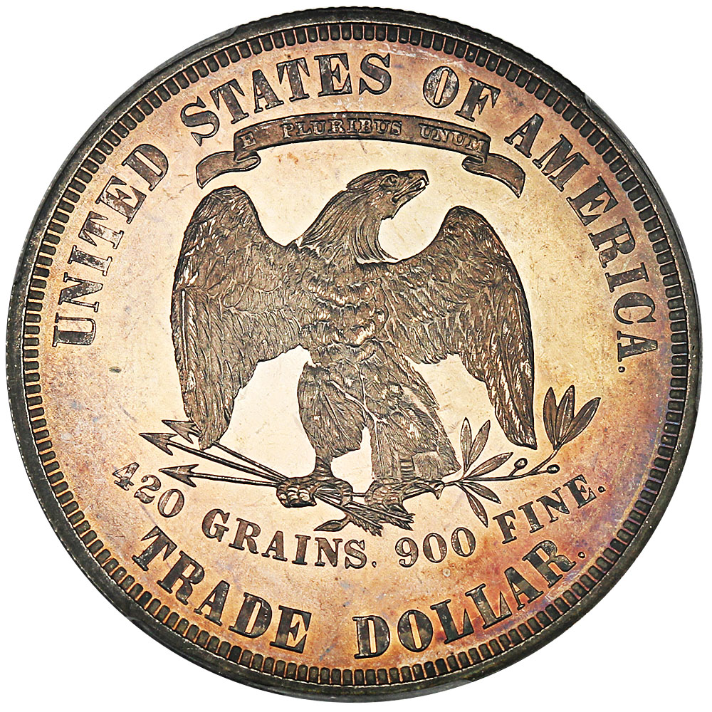 image for: 1877 Trade$ PCGS PR65 CAM