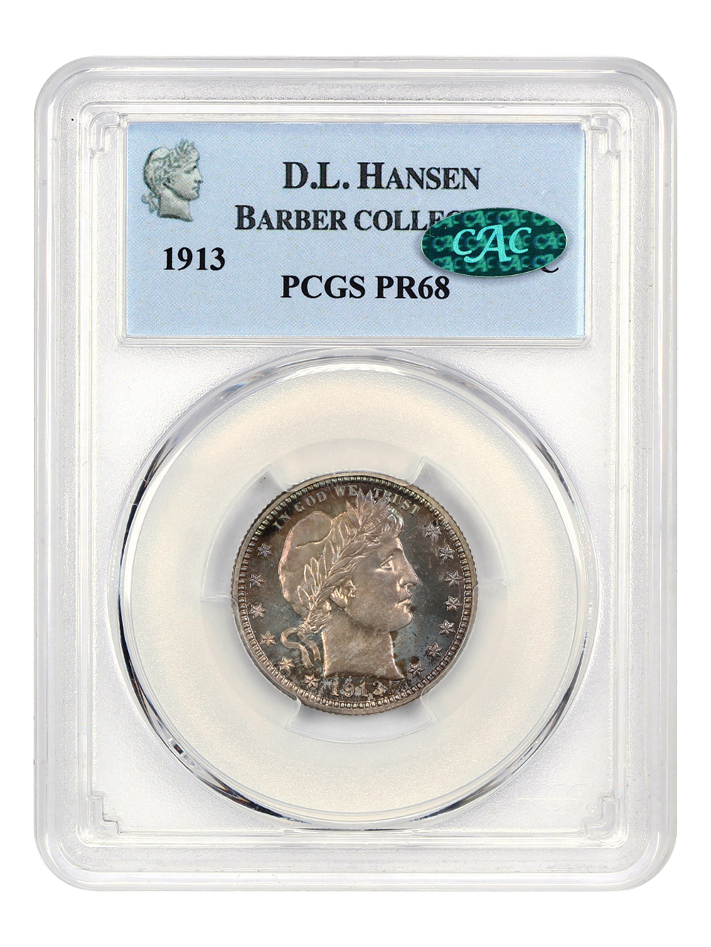 image for: 1913 25c PCGS PR68