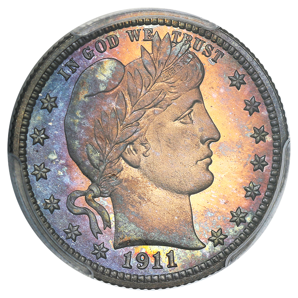 image for: 1911 25c PCGS PR68