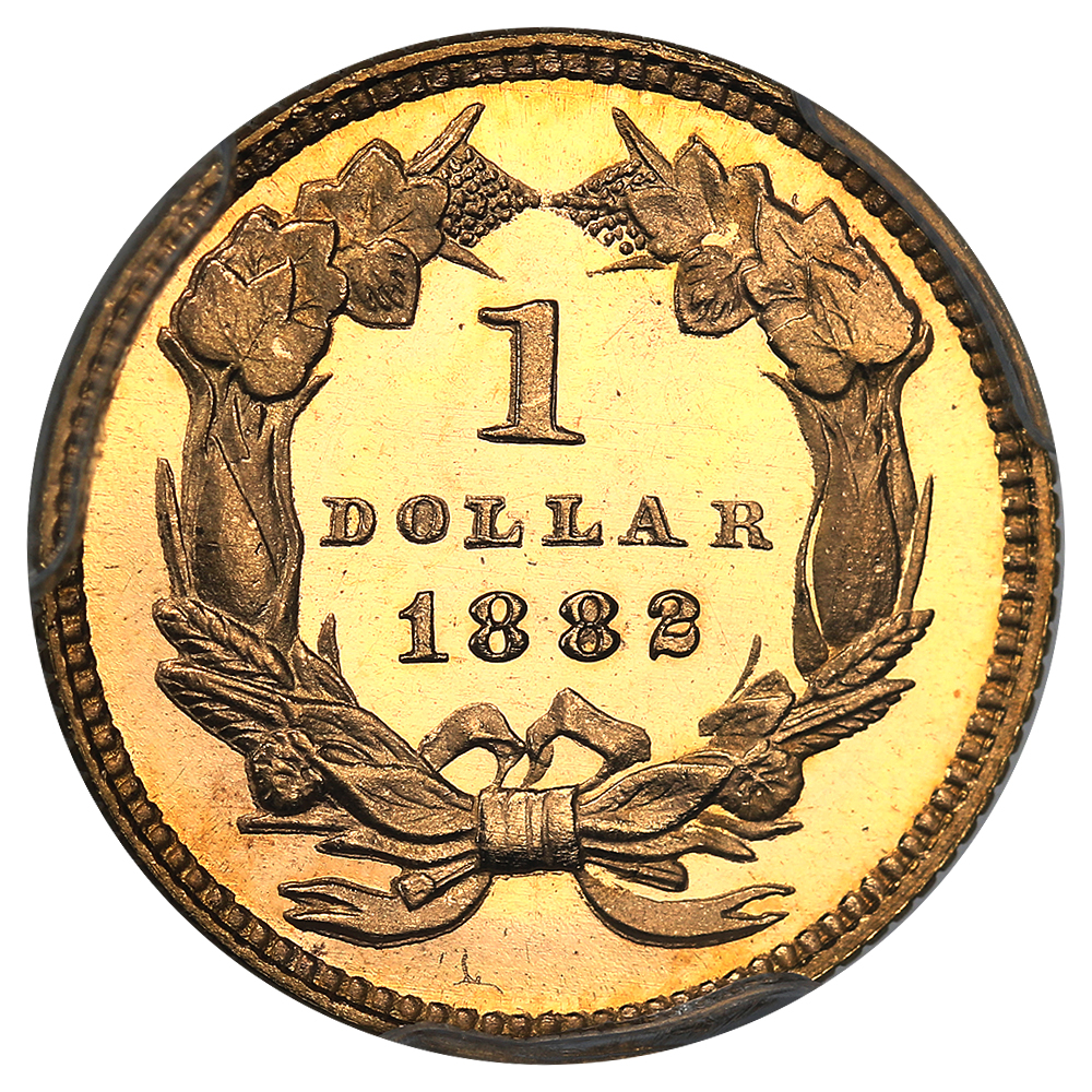 thumbnail for: 1882 G$1 PCGS PR66 DCAM