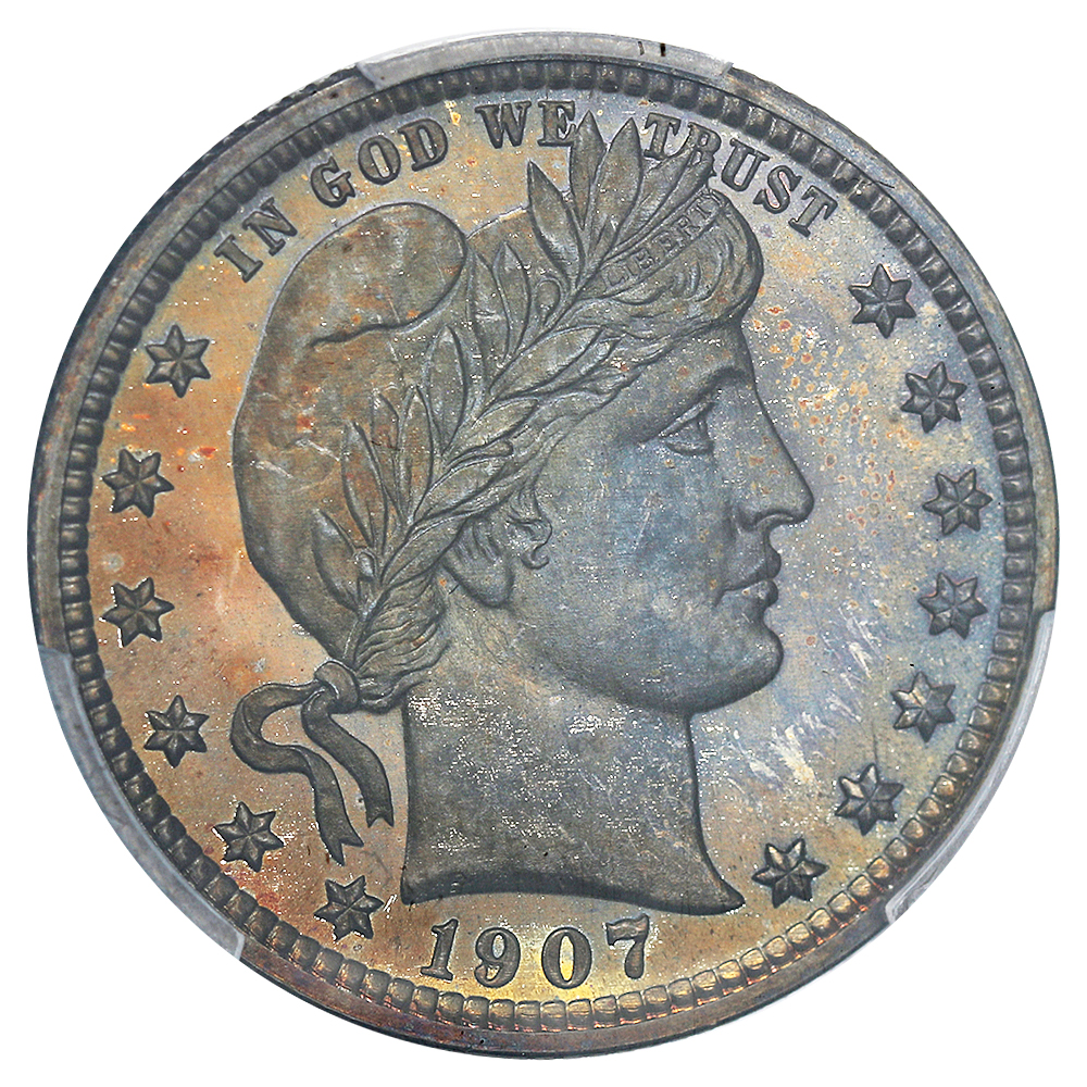 image for: 1907 25c PCGS PR68