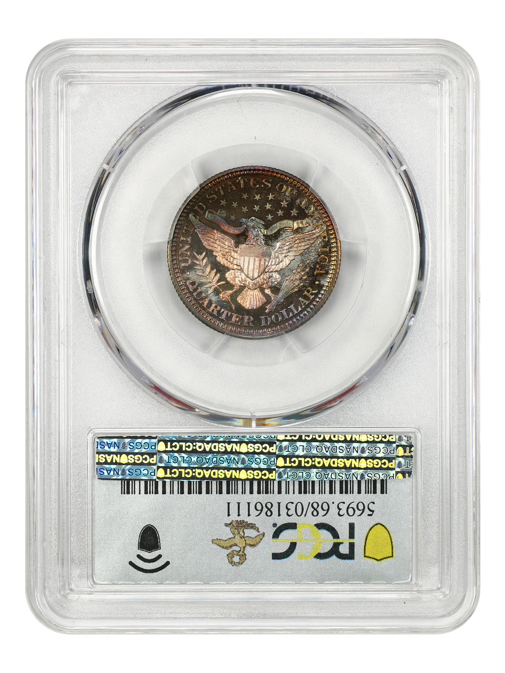 image for: 1907 25c PCGS PR68