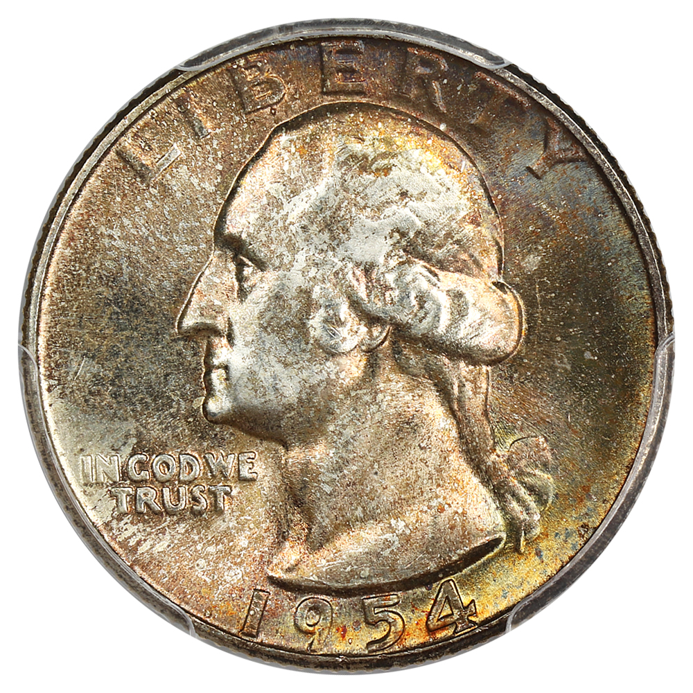 image for: 1954 25c PCGS MS66