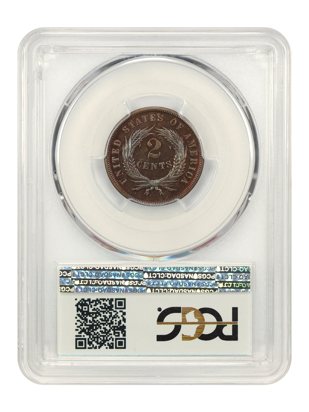 image for: 1869 2c PCGS PR66 BN