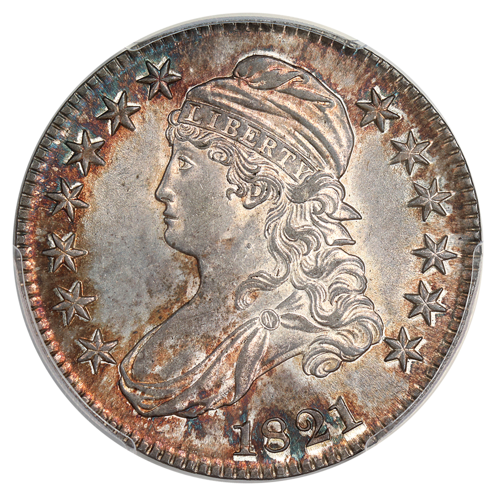 image for: 1821 50c PCGS MS63