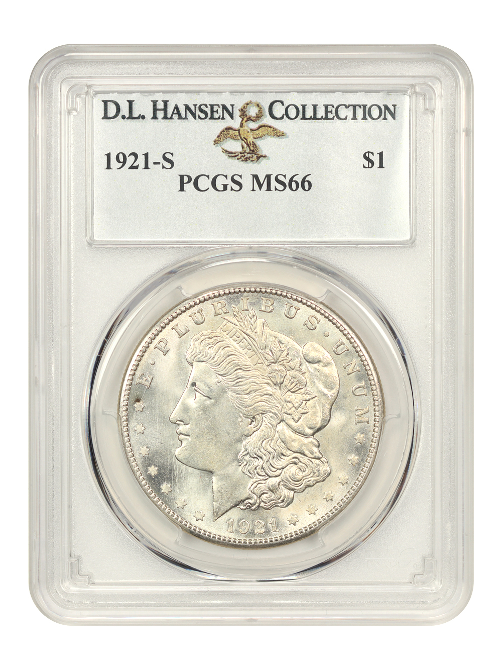 image for: 1921-S $1 PCGS MS66