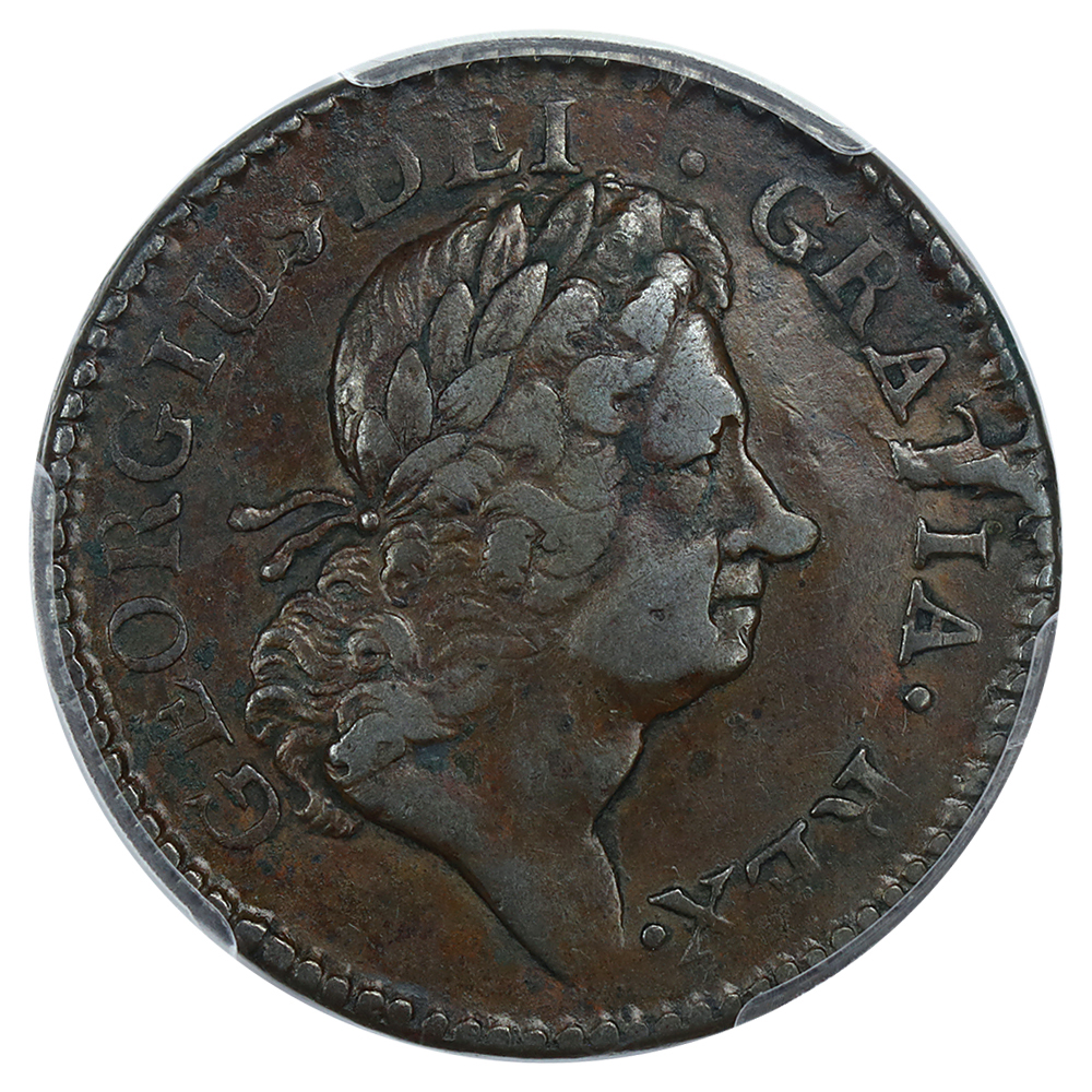 image for: 1723 Wood's Hibernia 1/2 P PCGS XF40 BN