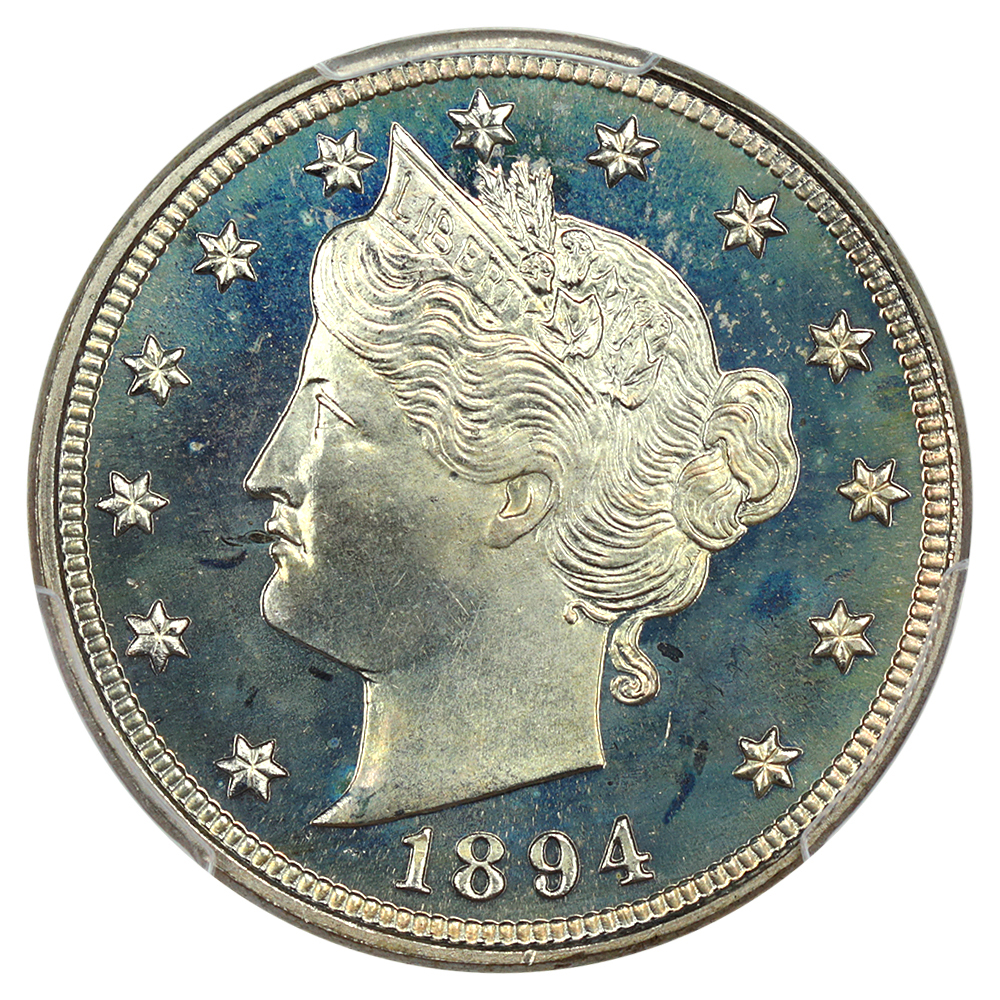 image for: 1894 5c PCGS PR66