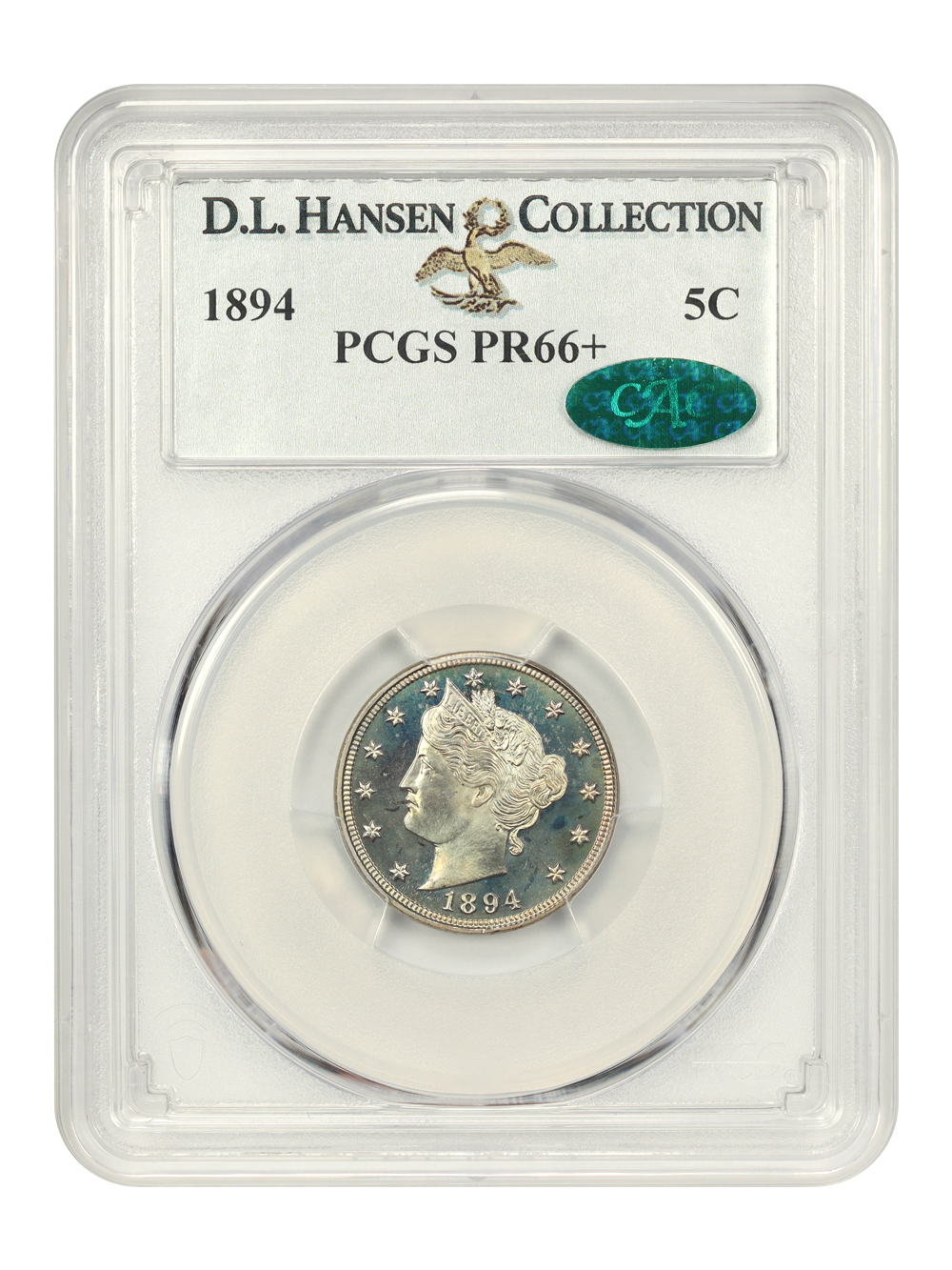 image for: 1894 5c PCGS PR66