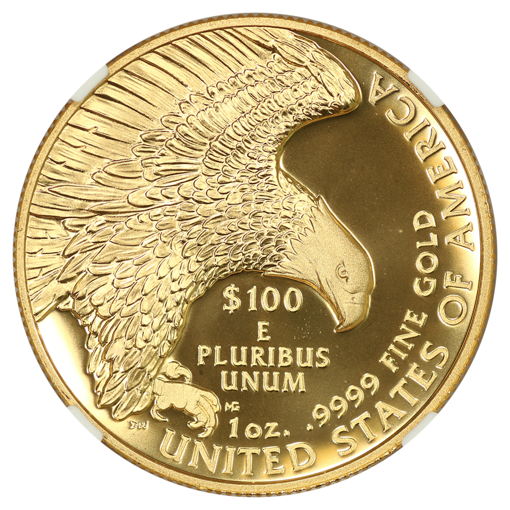 image for: 2019-W American Liberty, Enhanced $100  NGC MS70