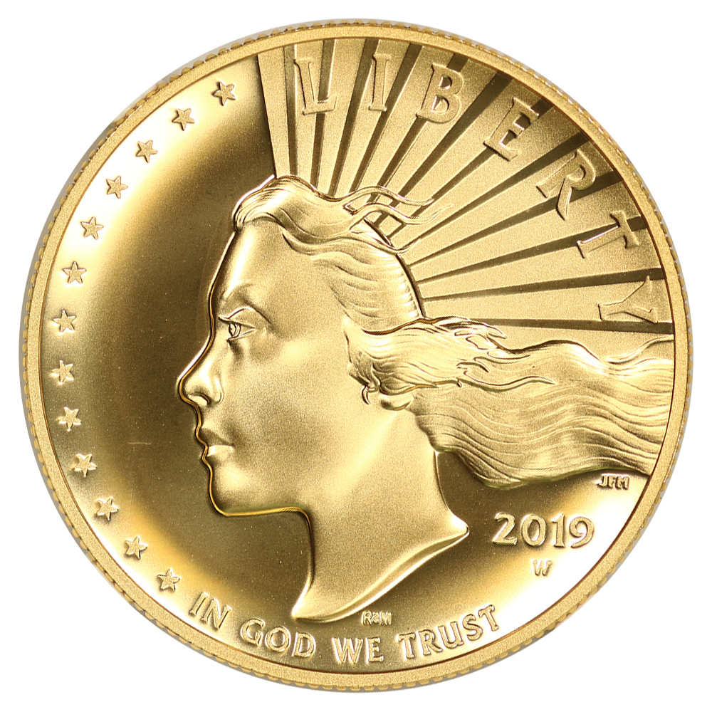 image for: 2019-W American Liberty, Enhanced $100  NGC MS70