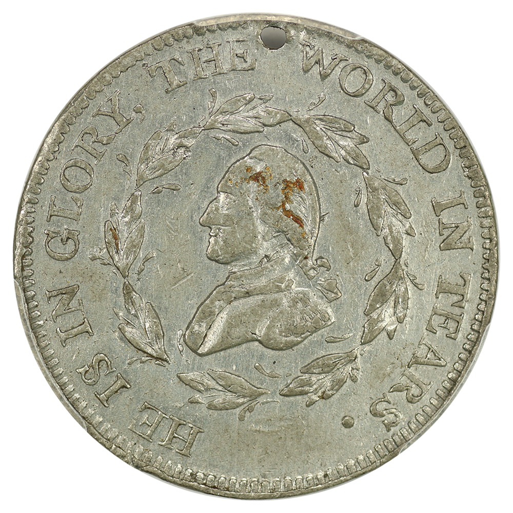 image for: (1688) American Plantations, Sidewise 4 1/24 RL PCGS AU50