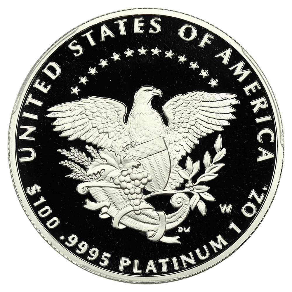 image for: 2005-W Platinum Eagle $100  PCGS PR70 DCAM