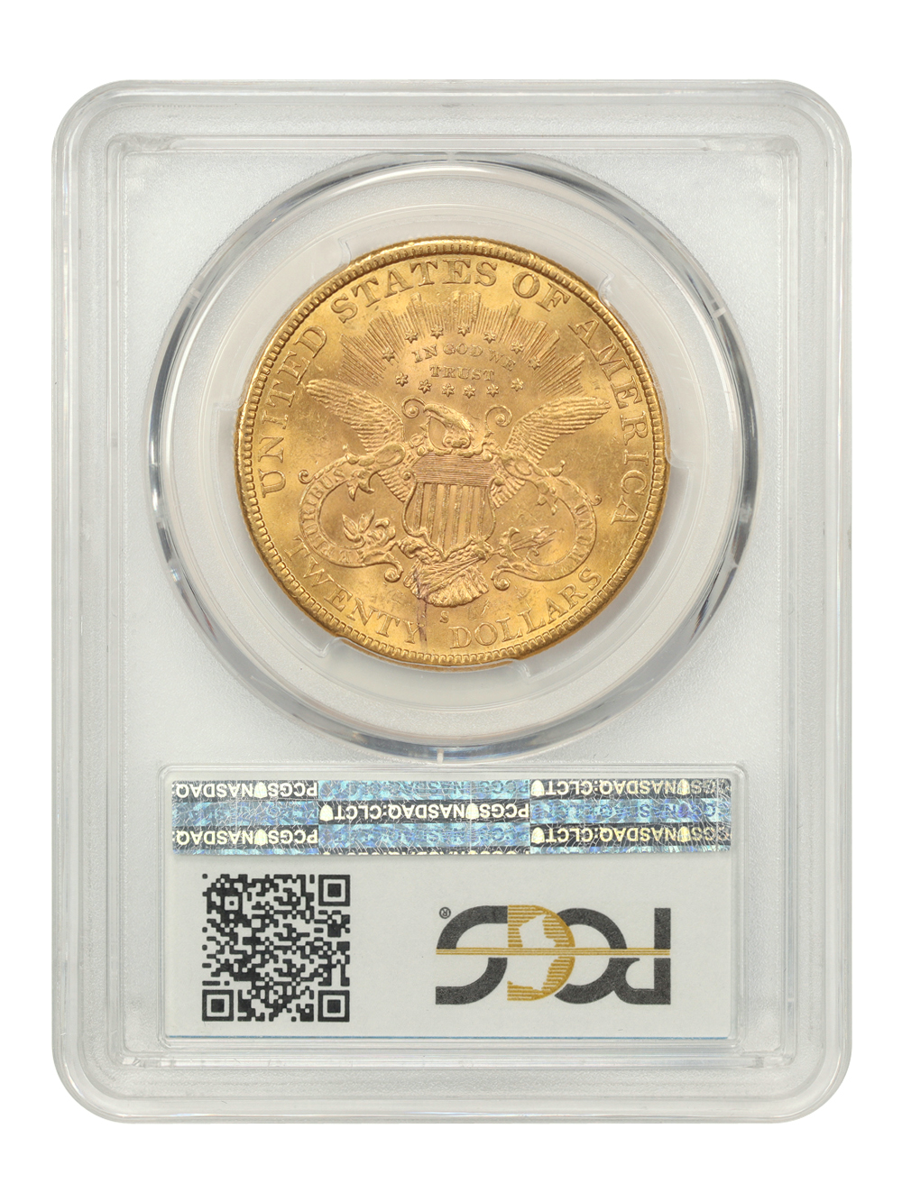 image for: 1895-S $20  PCGS MS63