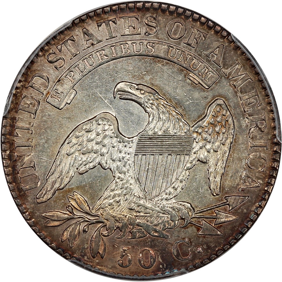 image for: 1823 Broken 3 50c PCGS AU50