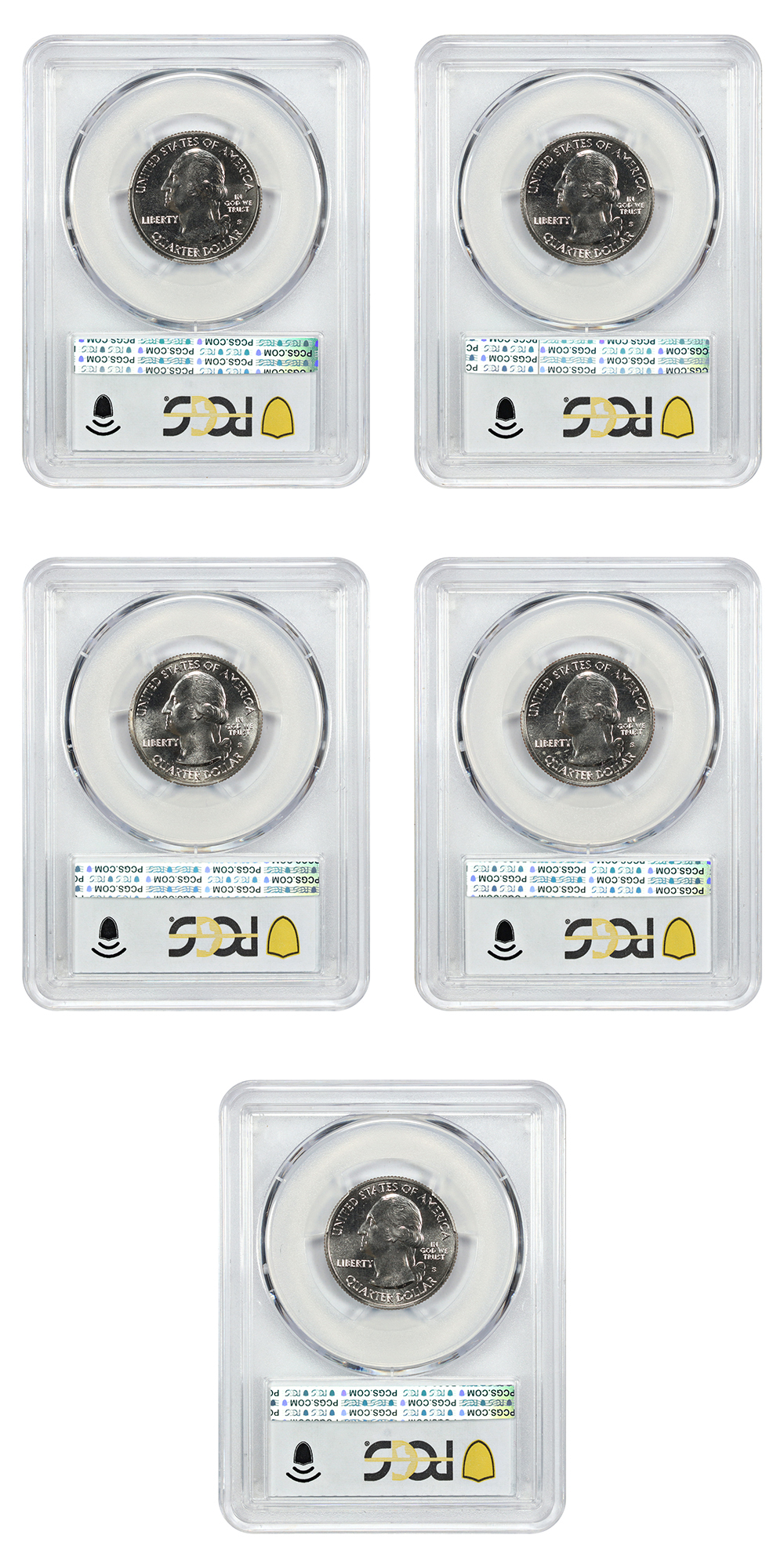 thumbnail for: 2019-S War in the Pacific 25c PCGS MS66