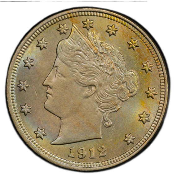 thumbnail for: 1912 5c PCGS MS64