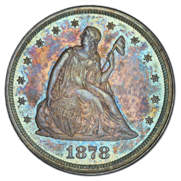 image for: 1878 20c PCGS PR62