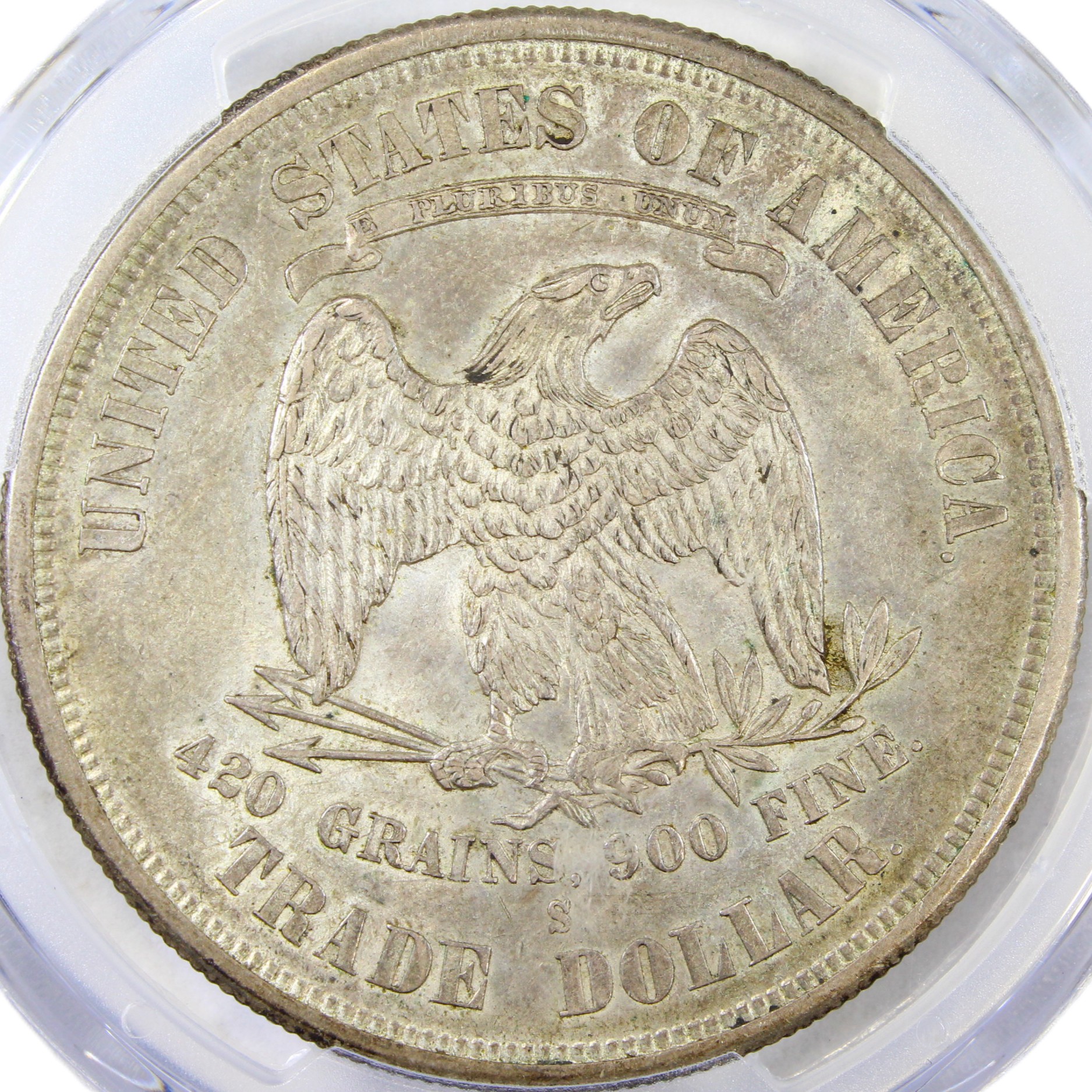 thumbnail for: 1875-S Trade$ PCGS AU58