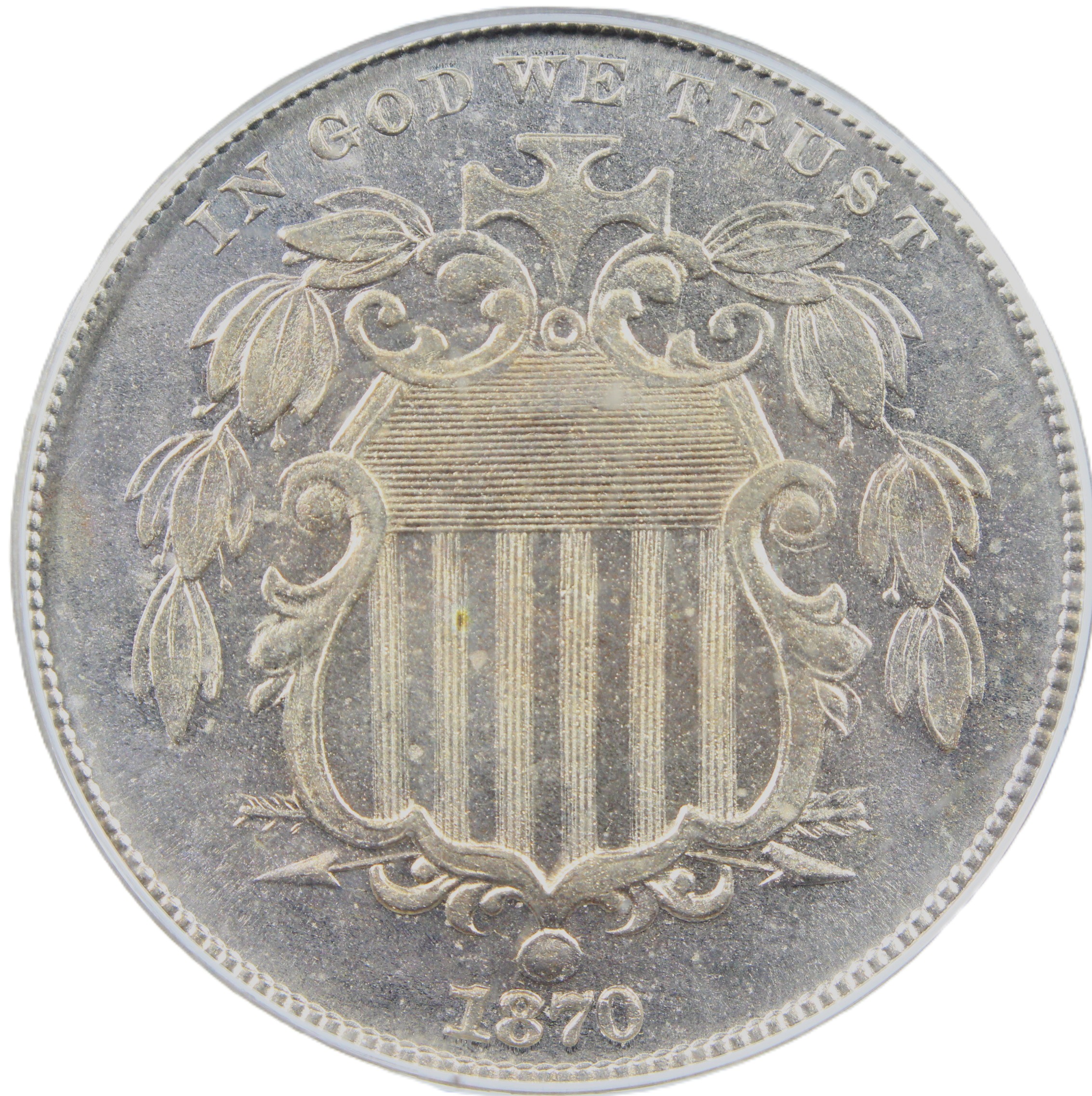 thumbnail for: 1870 5c PCGS PR64