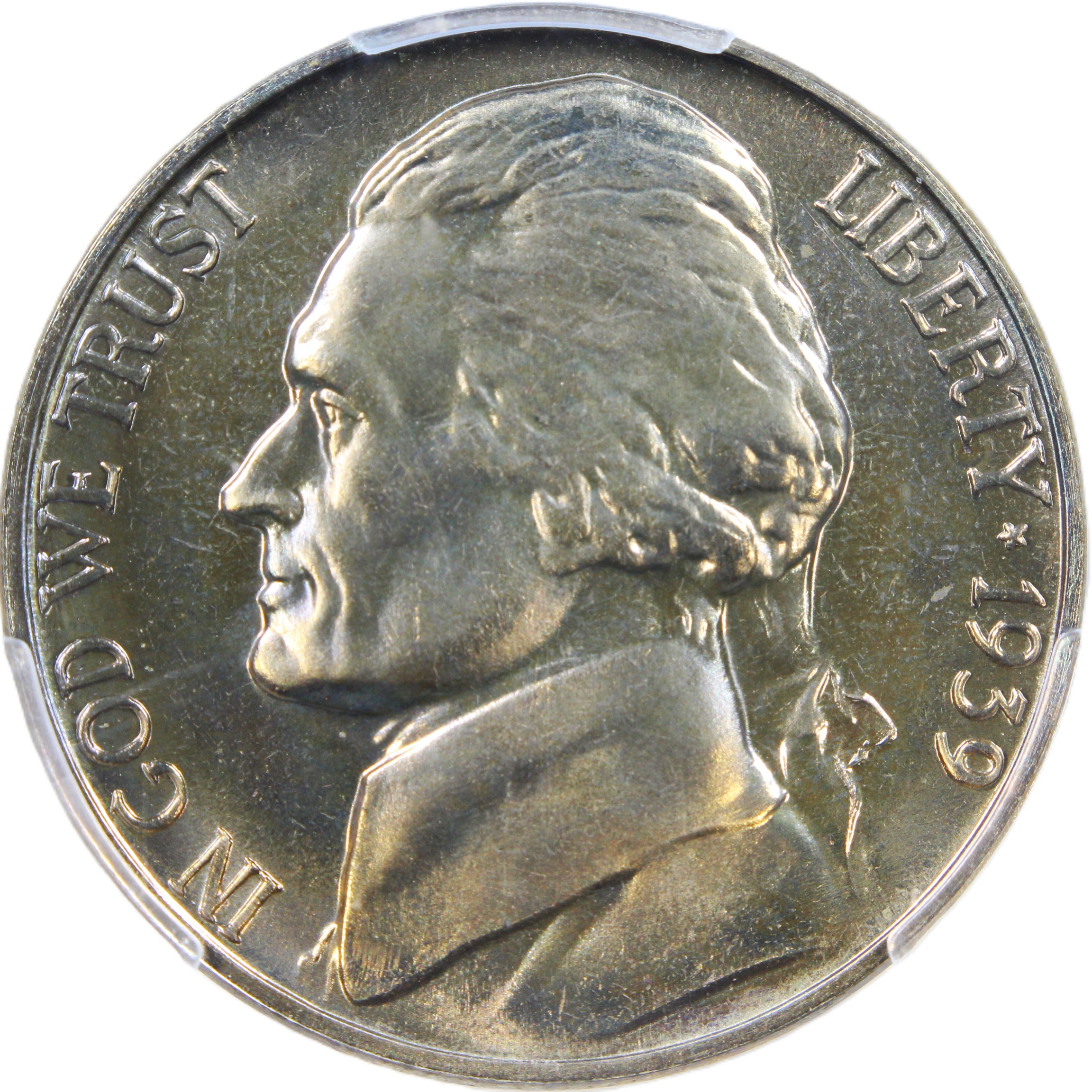 thumbnail for: 1939 Reverse of 1938 5c PCGS PR67