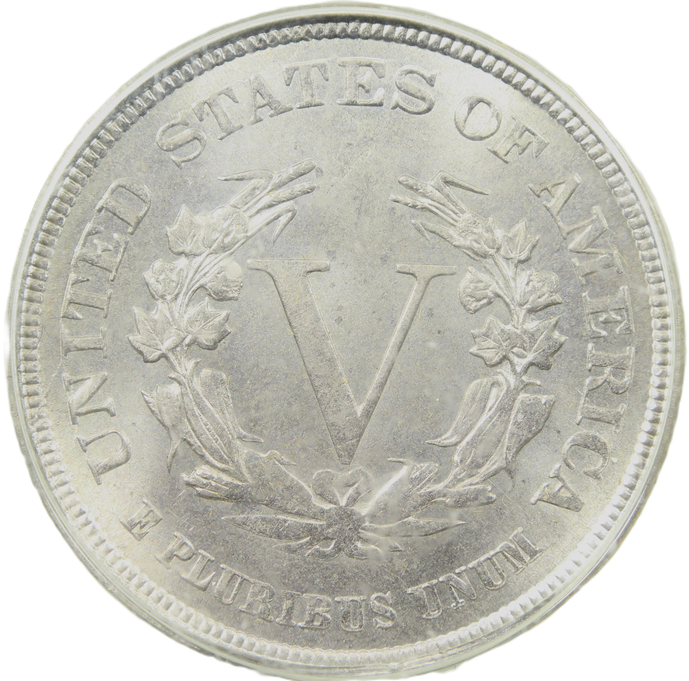 image for: 1883 No Cents 5c PCGS MS63