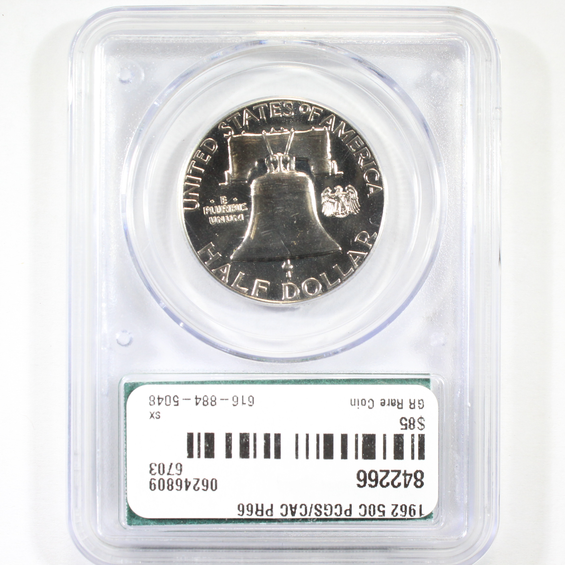 thumbnail for: 1962 50c PCGS PR66