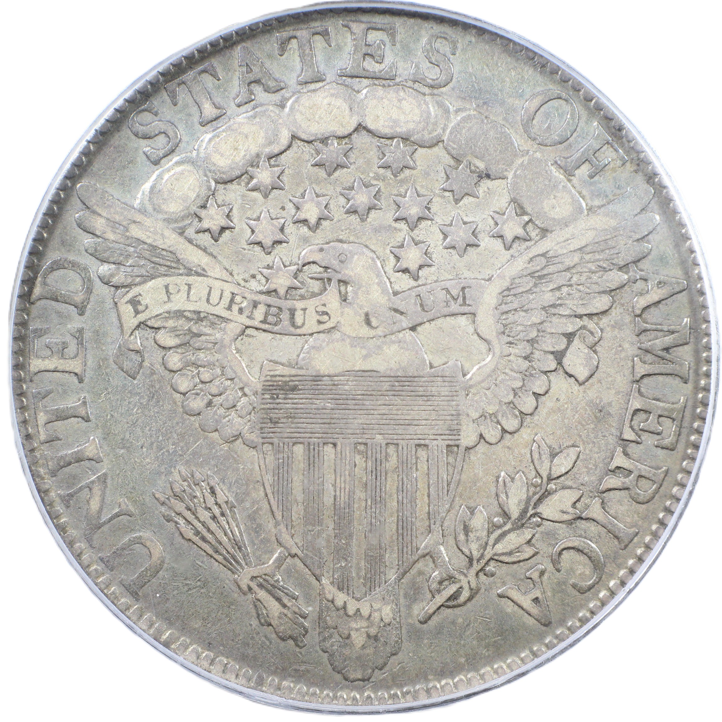 image for: 1806/5 Large Stars 50c PCGS XF45