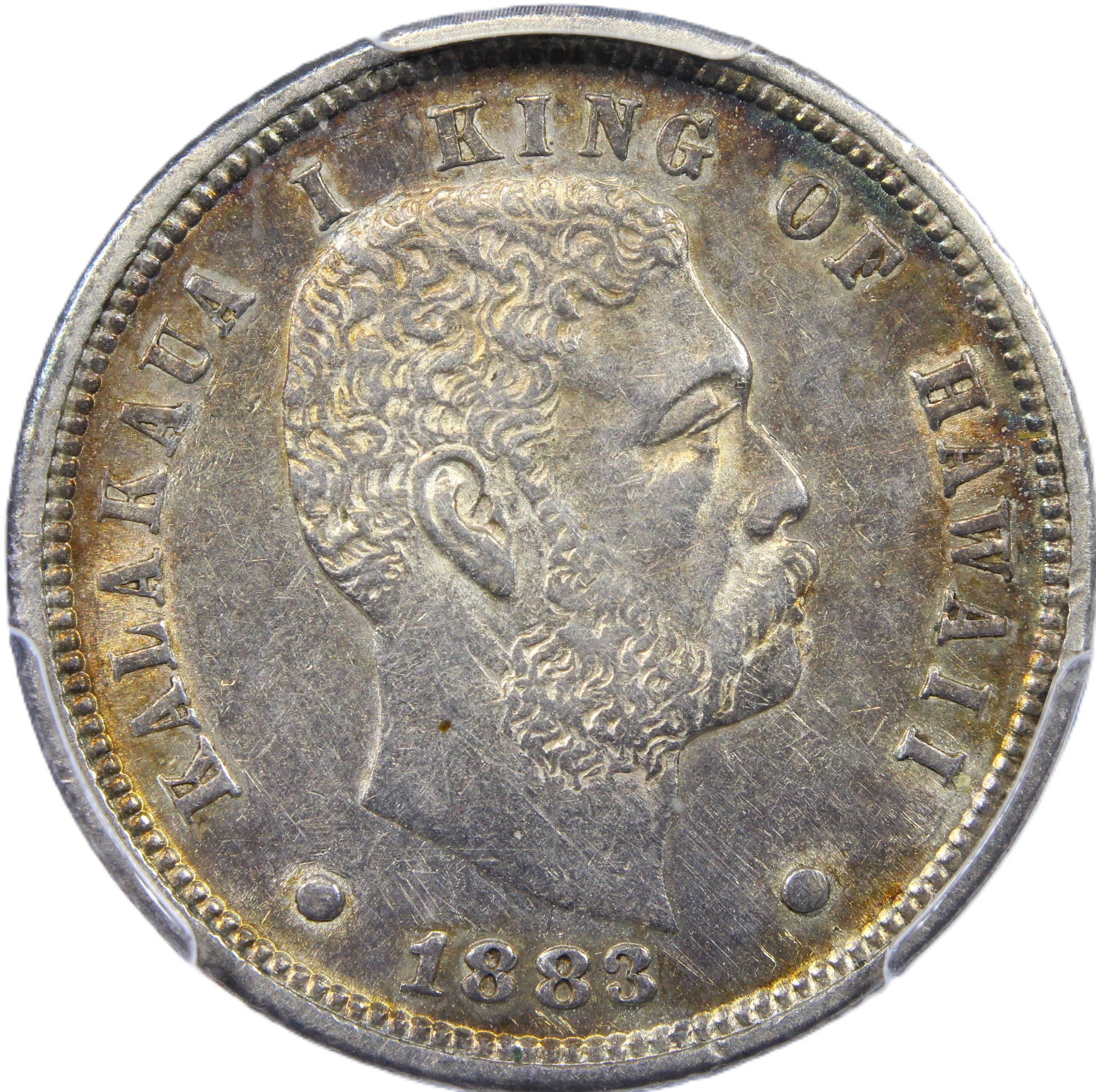 thumbnail for: 1883 Hawaii 10c PCGS AU55