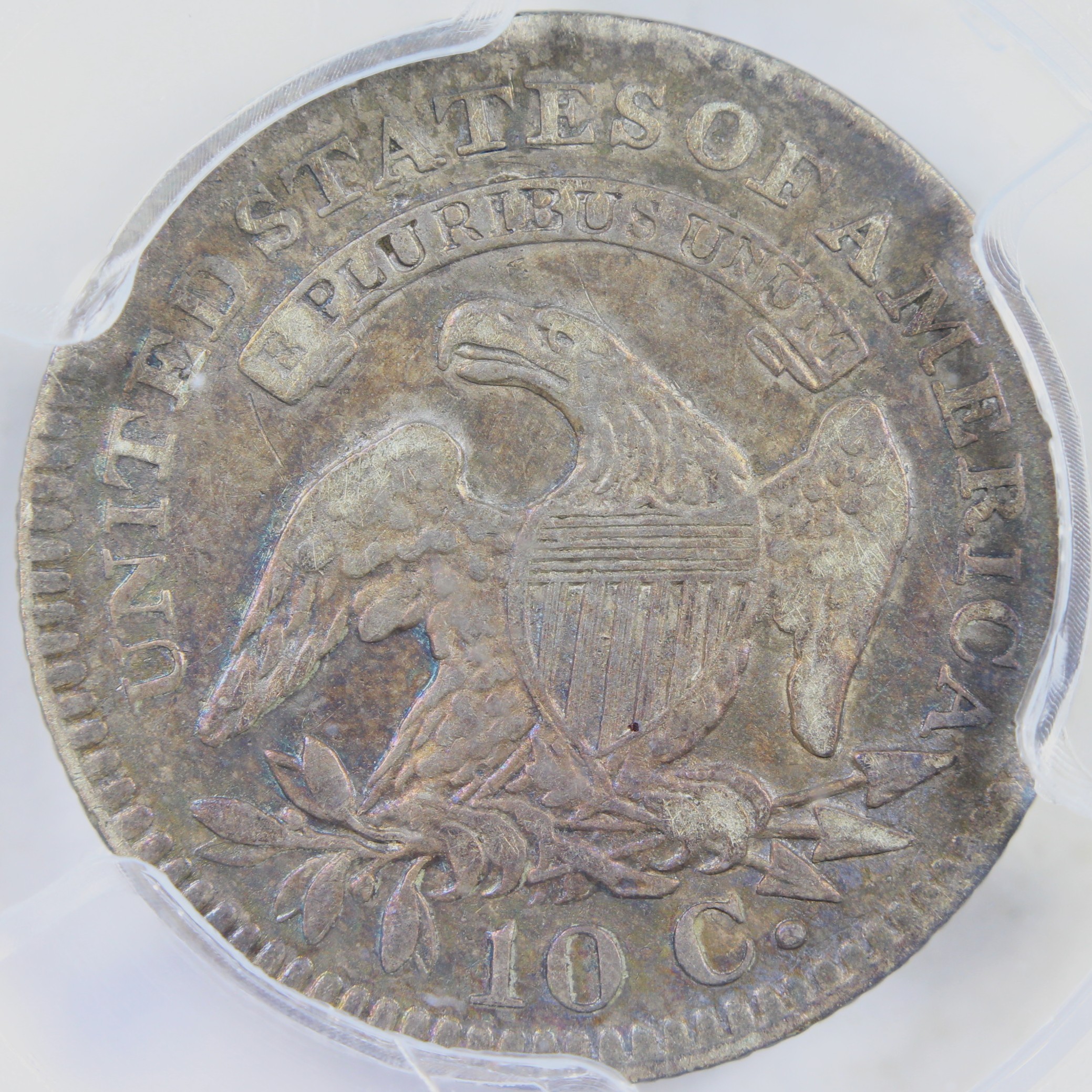 image for: 1821 Large Date, JR-5 10c PCGS VF30
