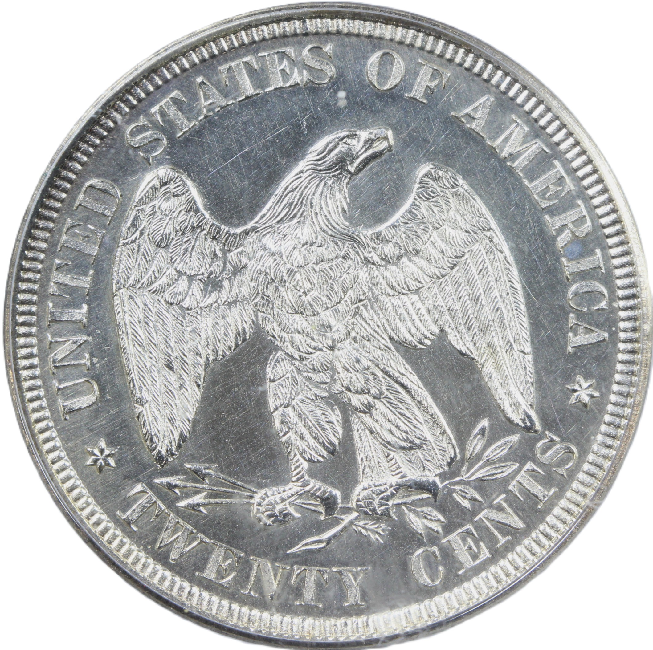 thumbnail for: 1877 20c PCGS PR62
