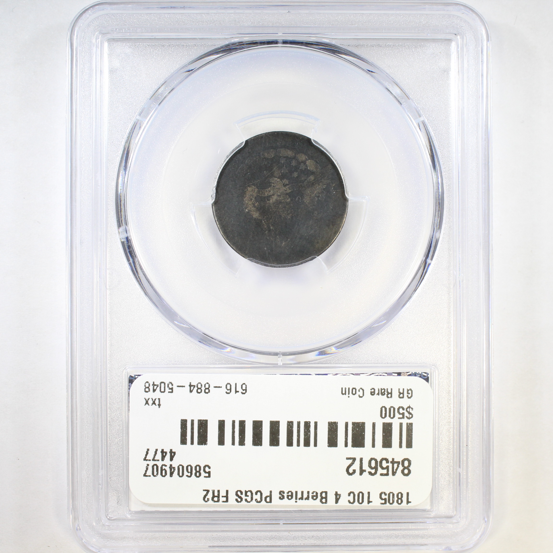 image for: 1805 4 Berries 10c PCGS AG2
