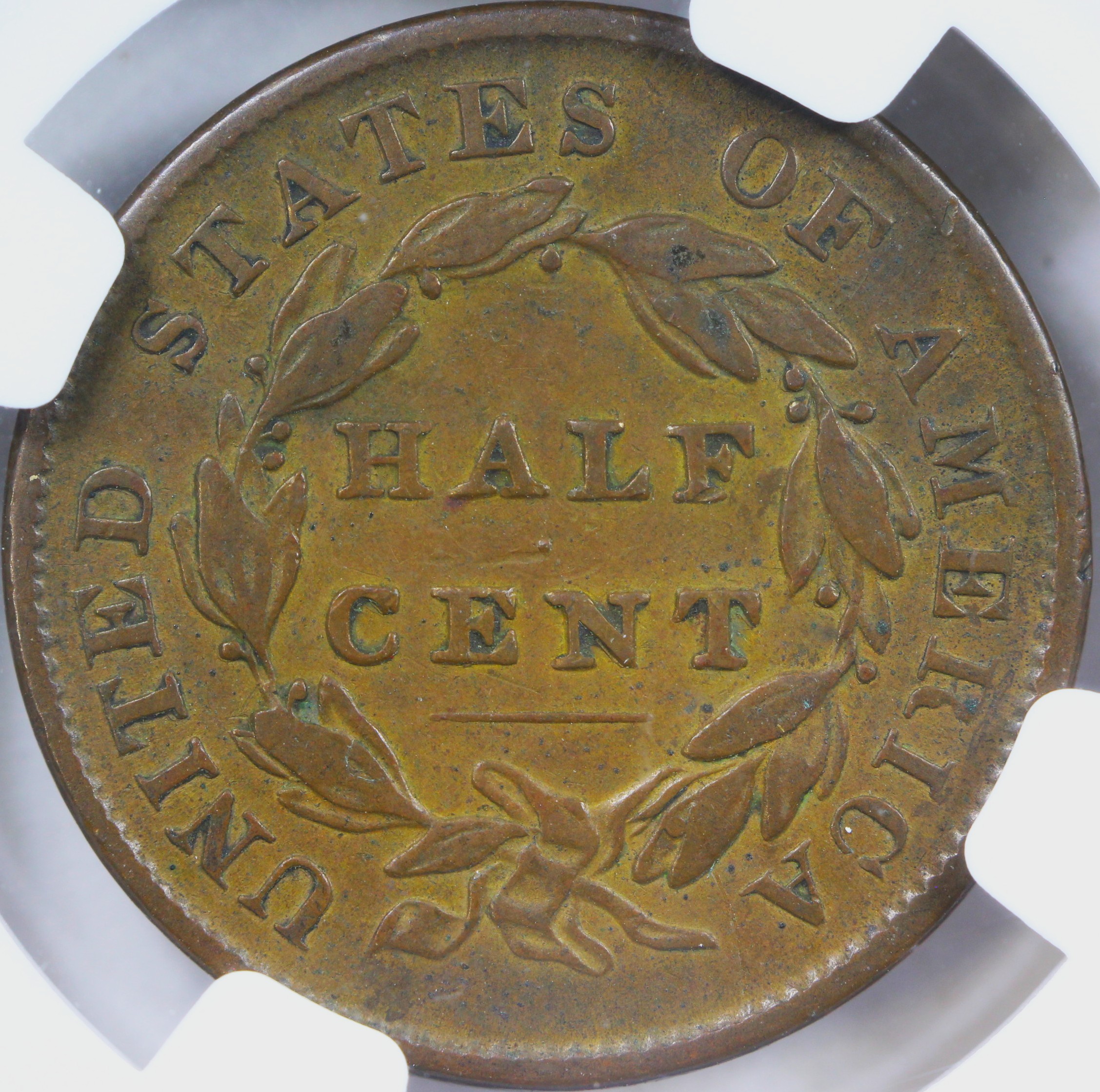 thumbnail for: 1835 1/2c NGC VF20 BN