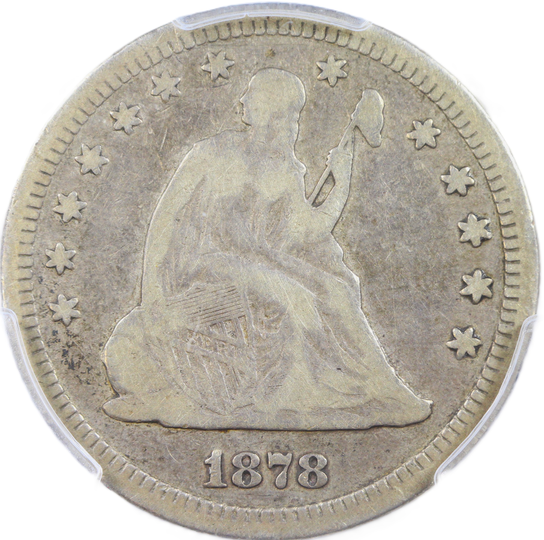 thumbnail for: 1878-S 25c PCGS VG8