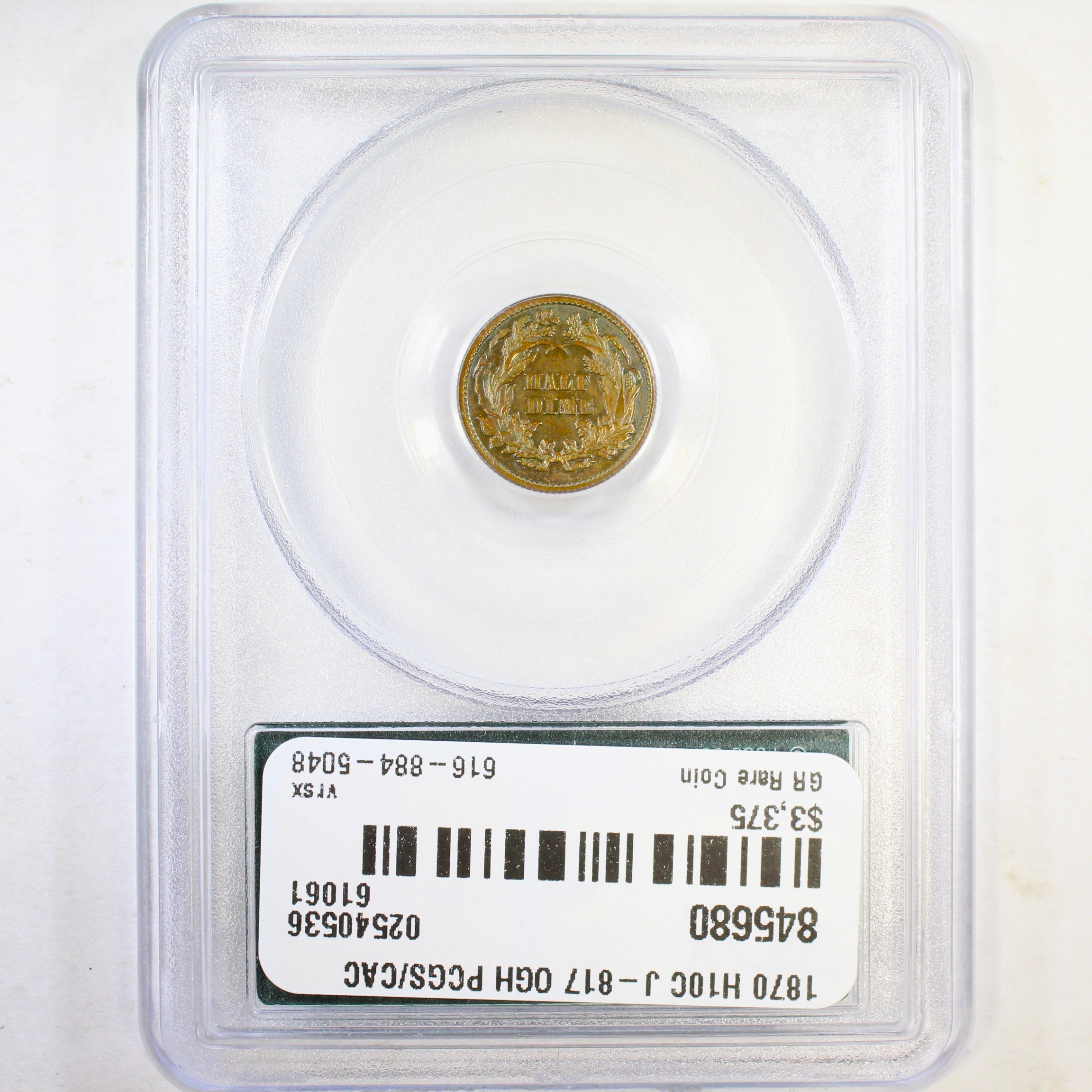 thumbnail for: 1870 Copper, J-817 PH10c PCGS PR64 BN