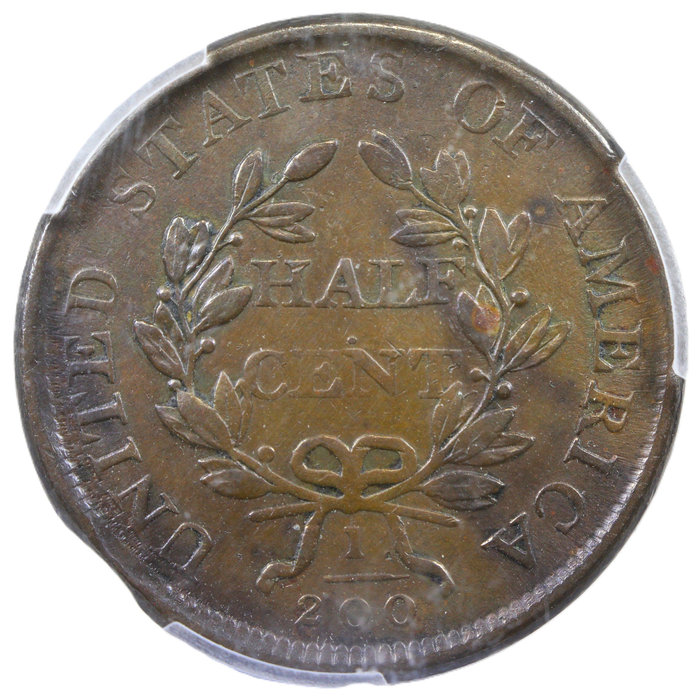 image for: 1807 1/2c PCGS AU50 BN