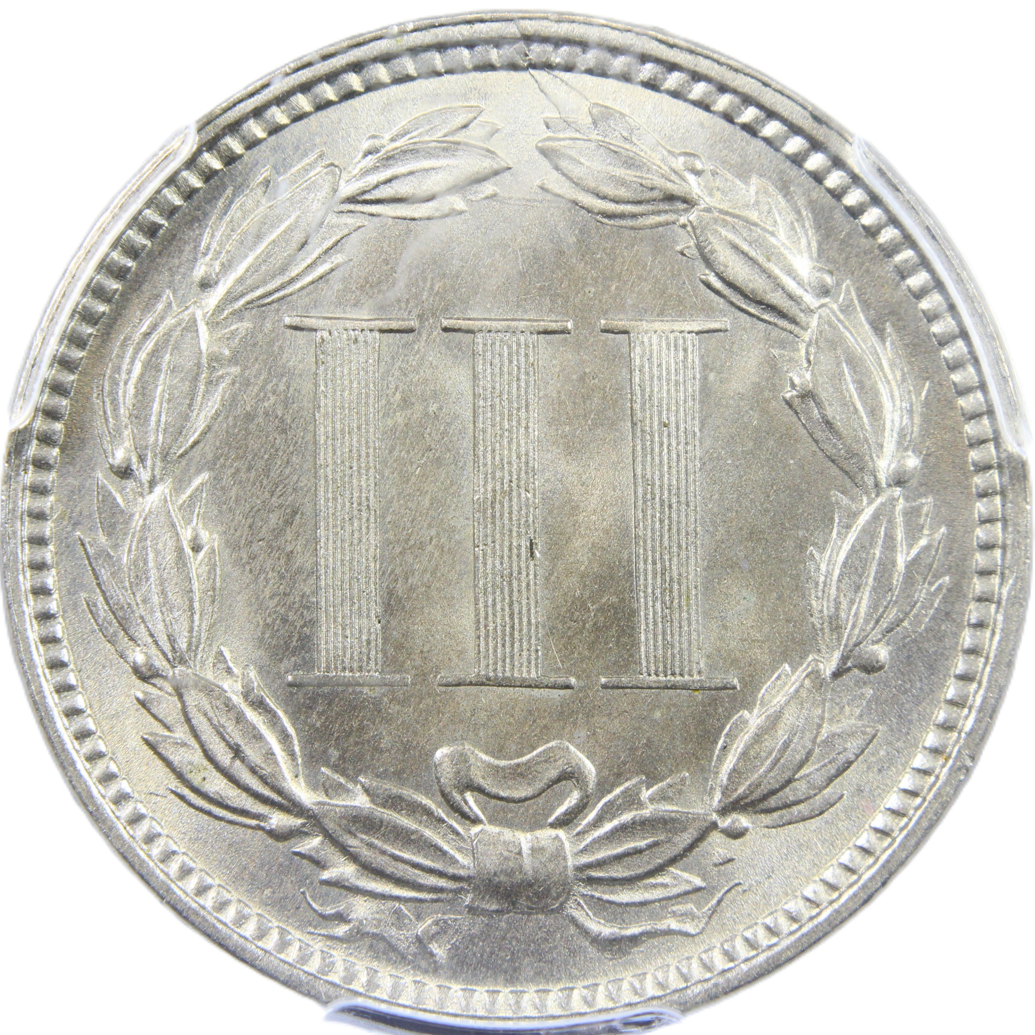 thumbnail for: 1870 3cN PCGS MS65