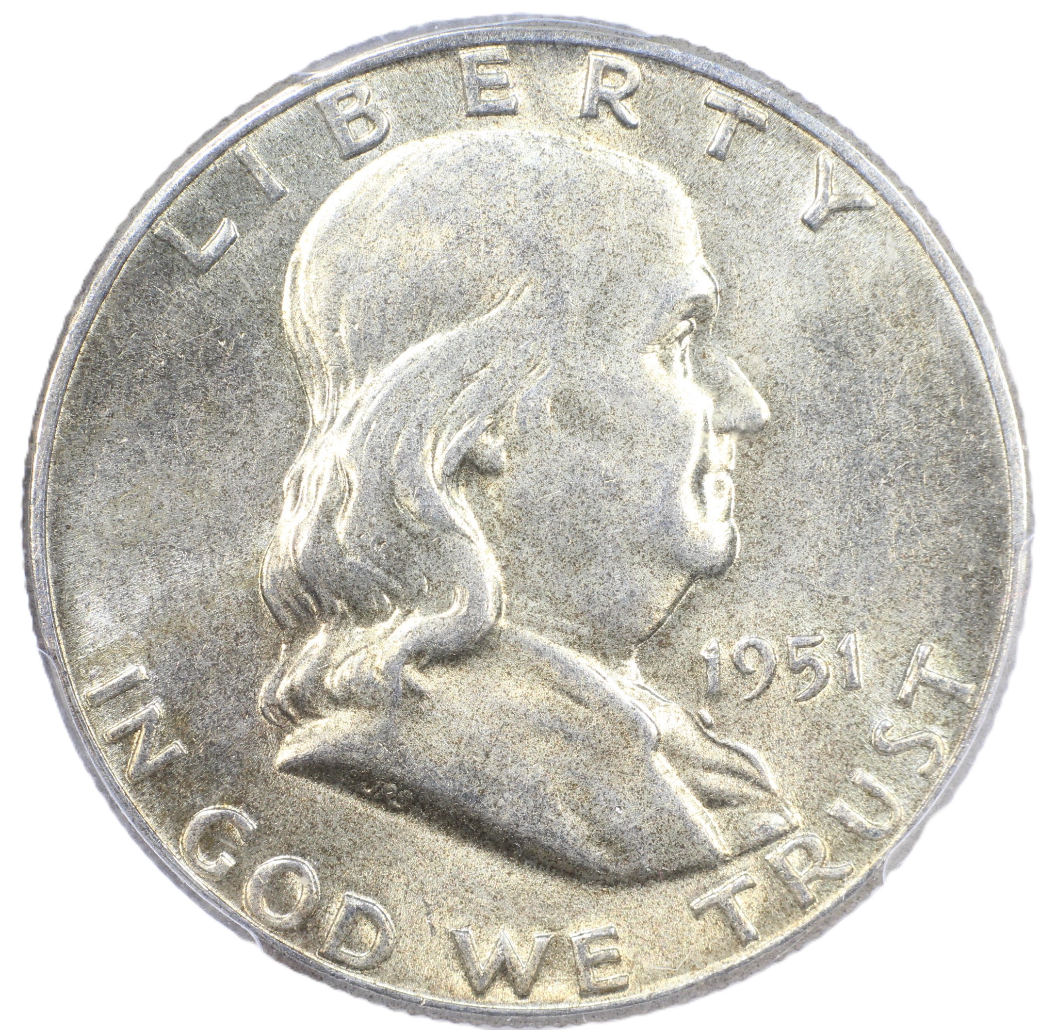 thumbnail for: 1951 50c PCGS AU58