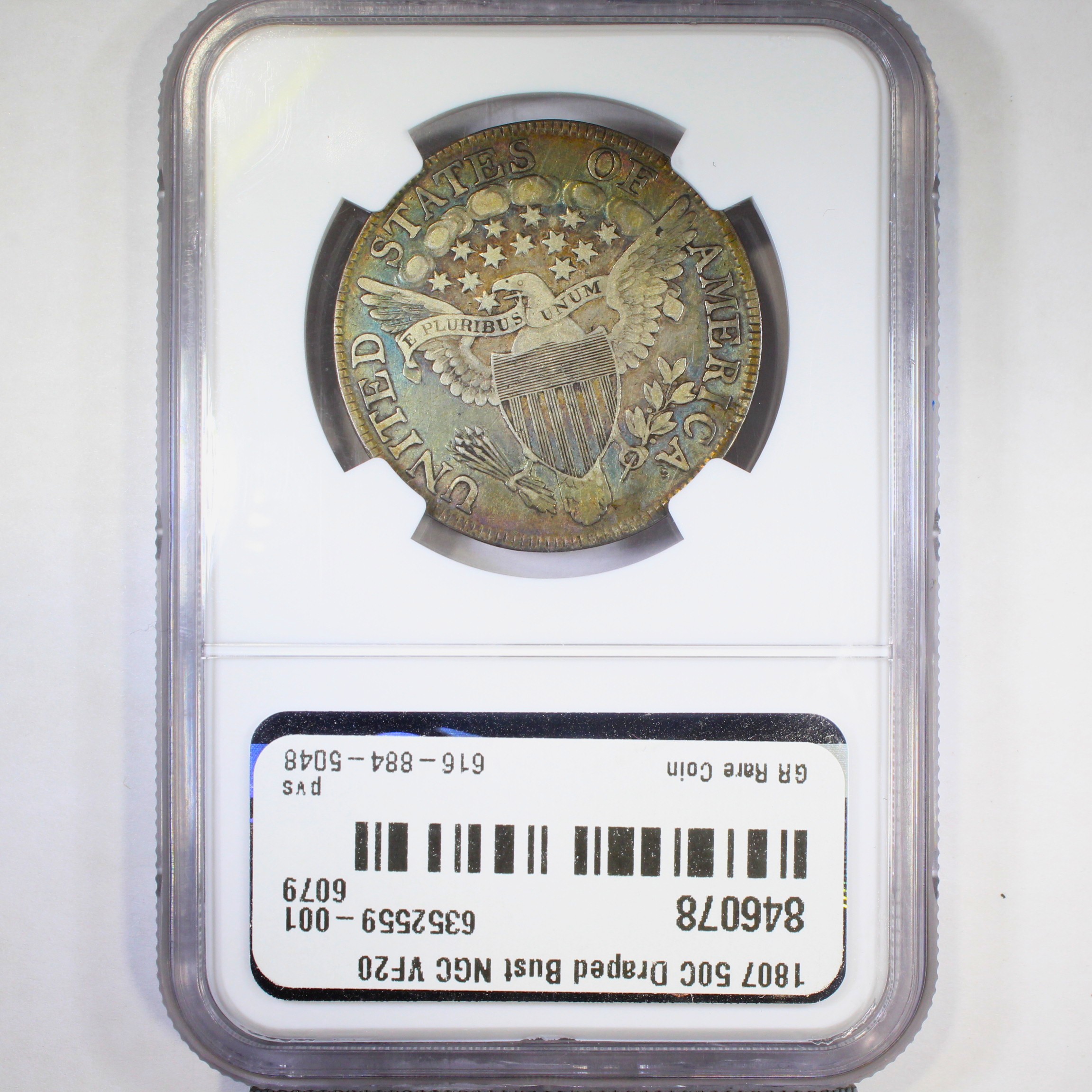 thumbnail for: 1807 Draped Bust 50c NGC VF20