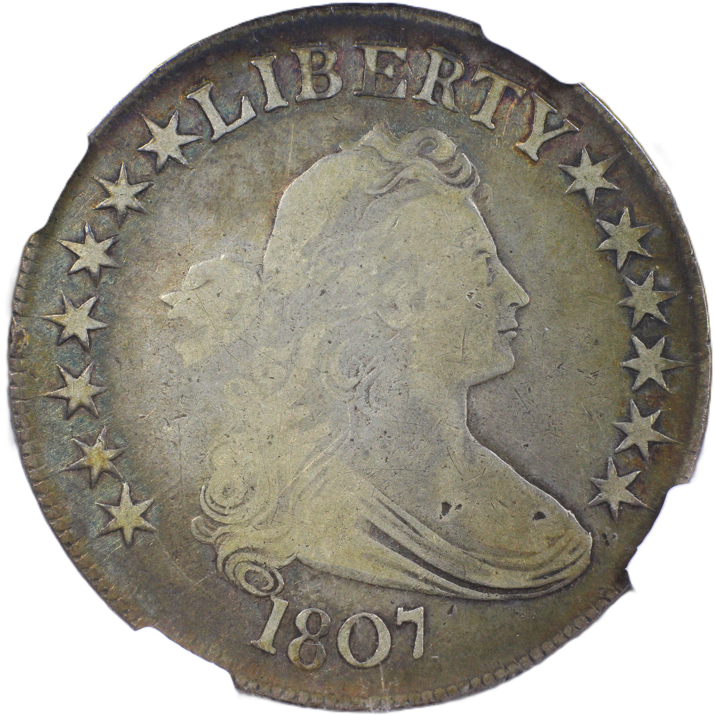 thumbnail for: 1807 Draped Bust 50c NGC VF20