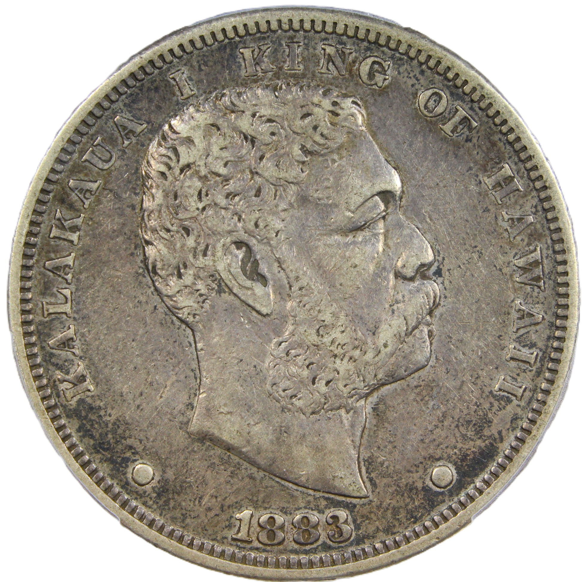 thumbnail for: 1883 Hawaii $1  PCGS XF45