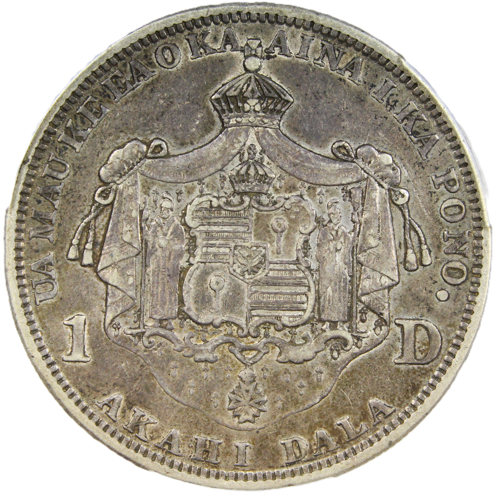 thumbnail for: 1883 Hawaii $1  PCGS XF45