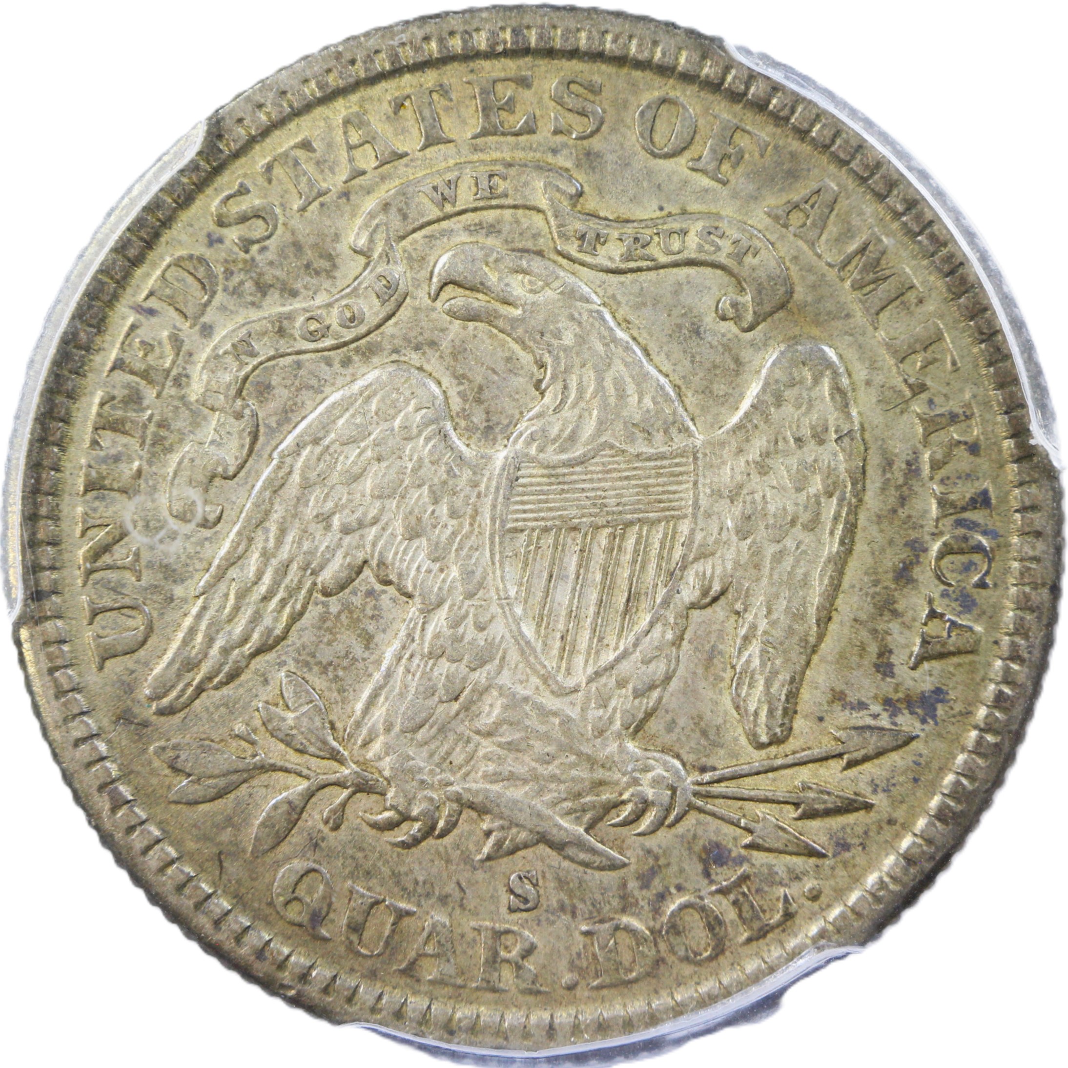 thumbnail for: 1891-S 25c PCGS AU55
