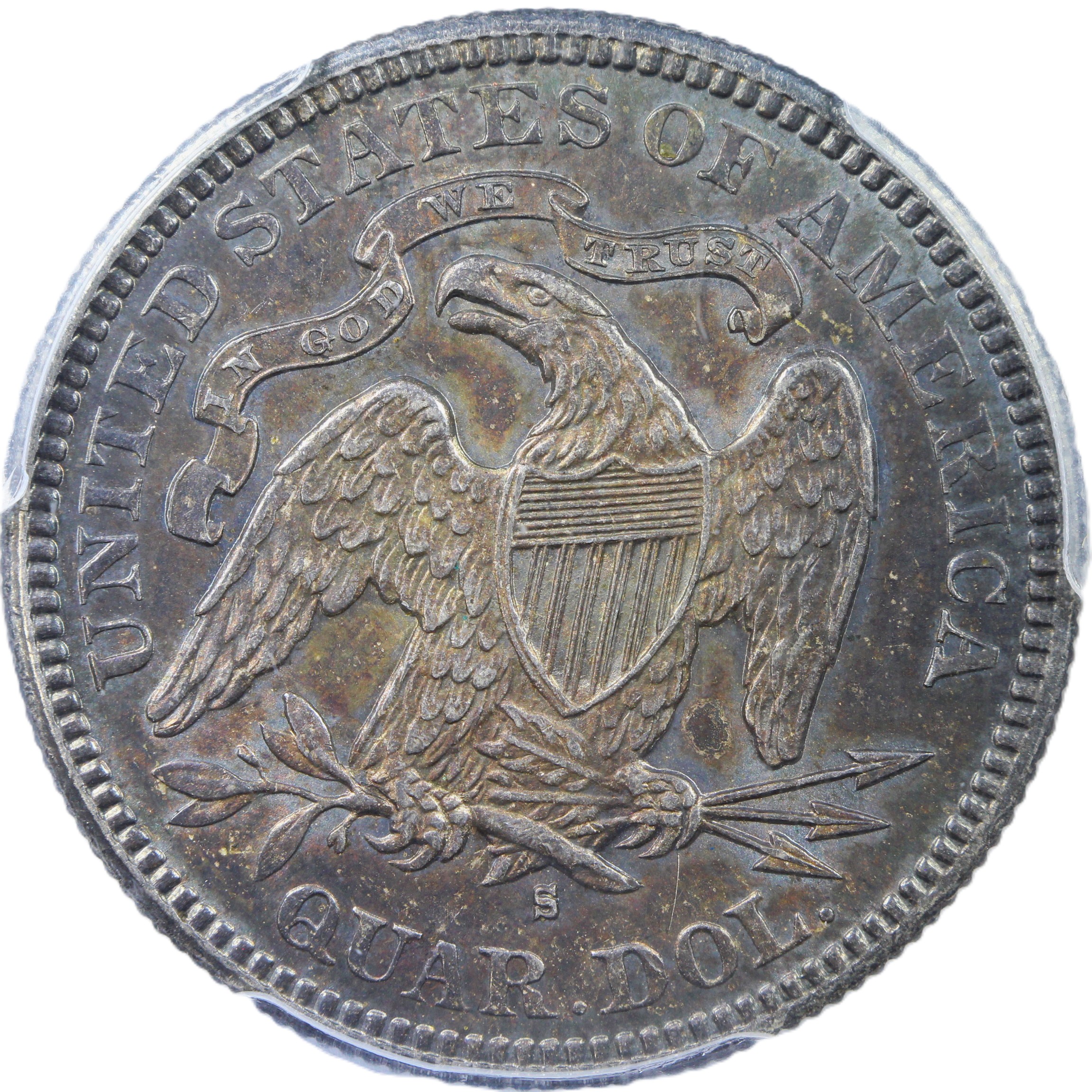 thumbnail for: 1876-S 25c PCGS MS63