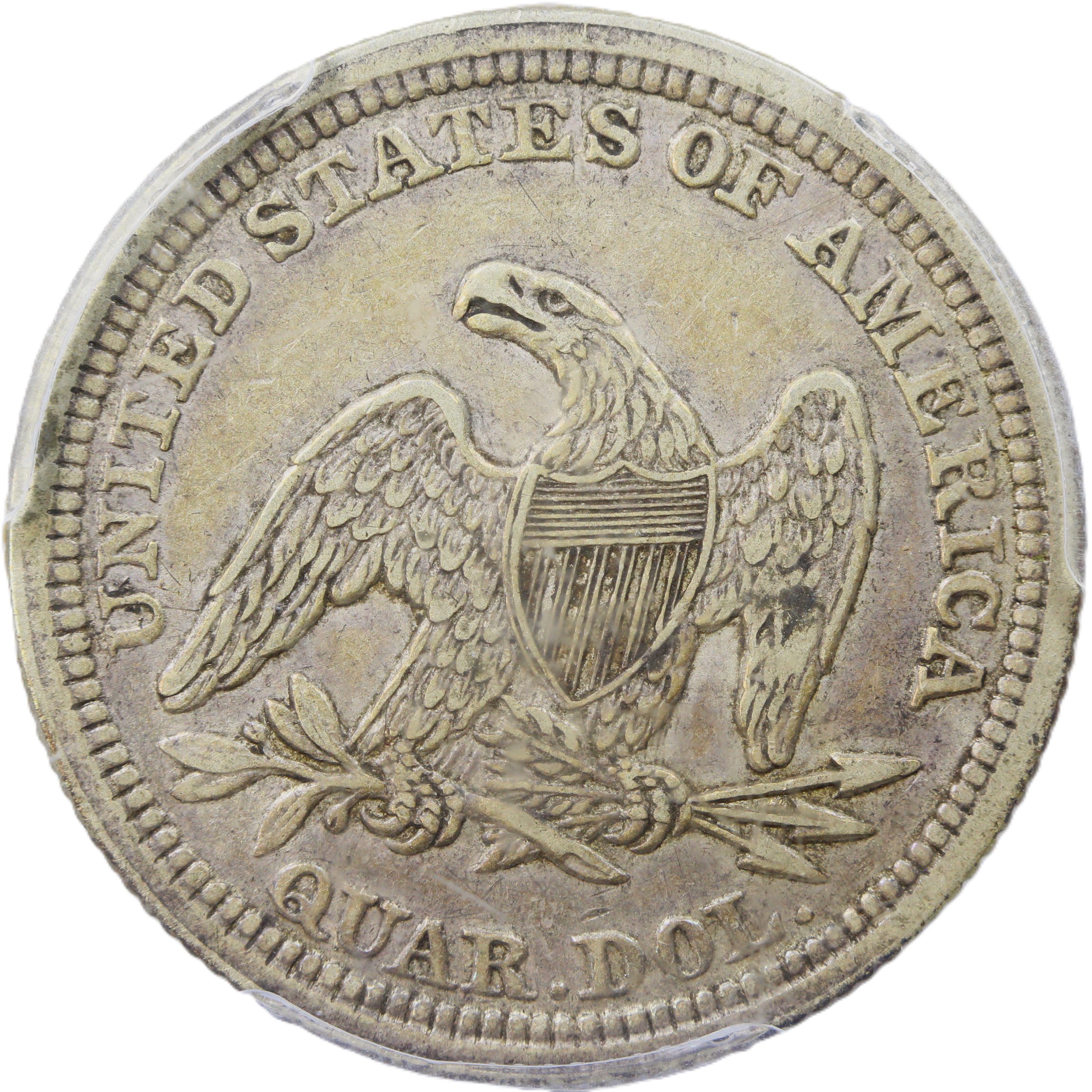 thumbnail for: 1854 Arrows 25c PCGS XF45