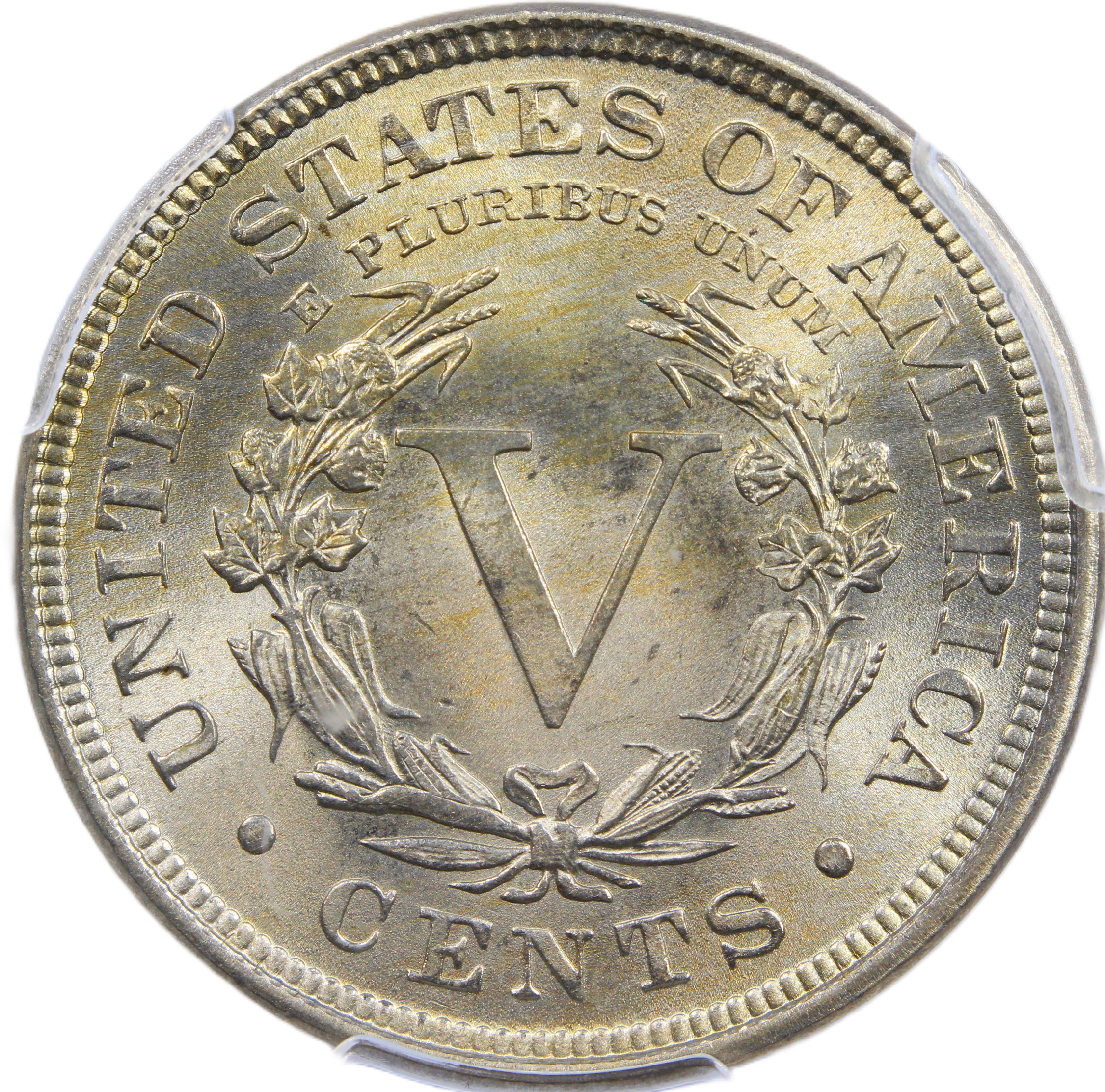 image for: 1893 5c PCGS MS65