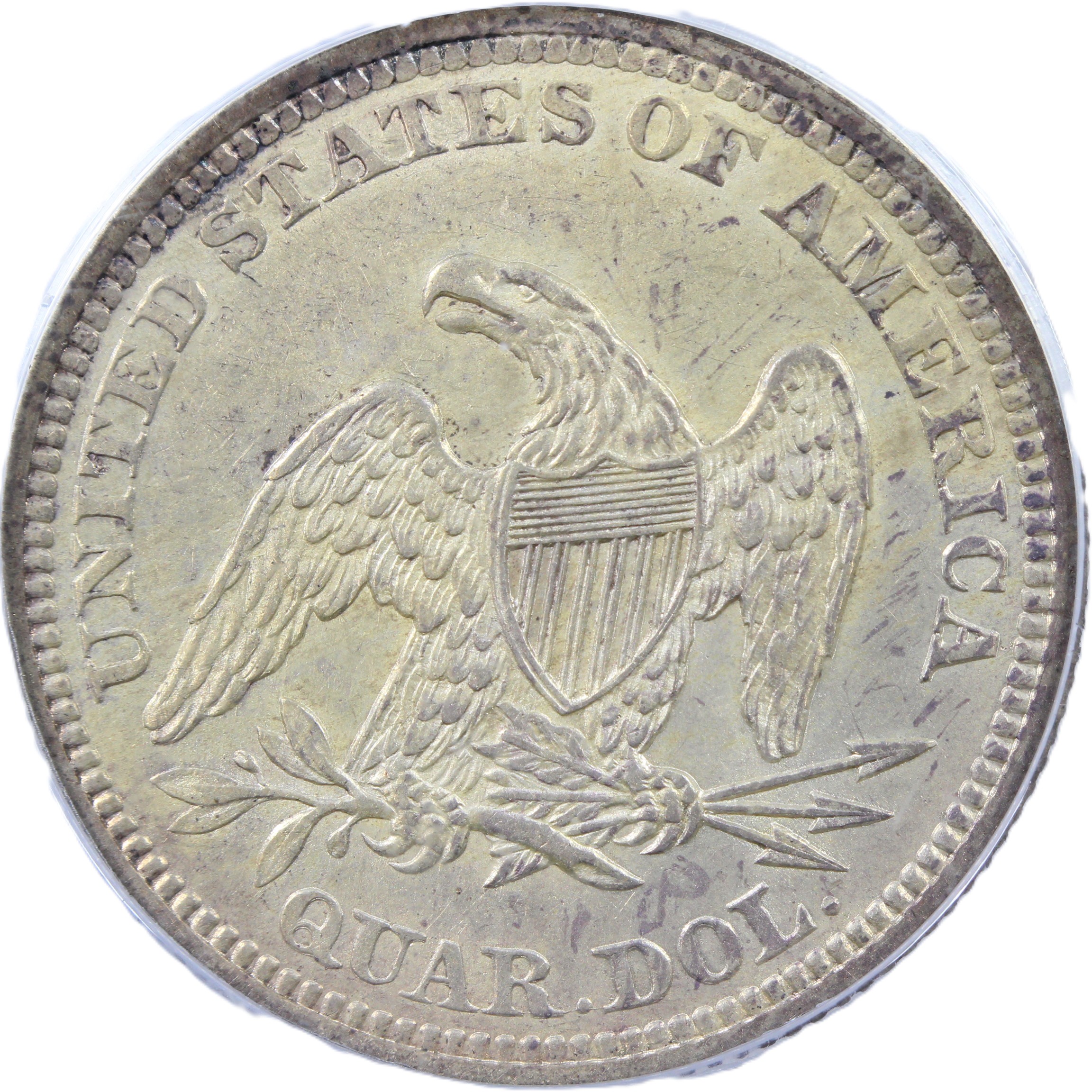 thumbnail for: 1862 25c PCGS AU58