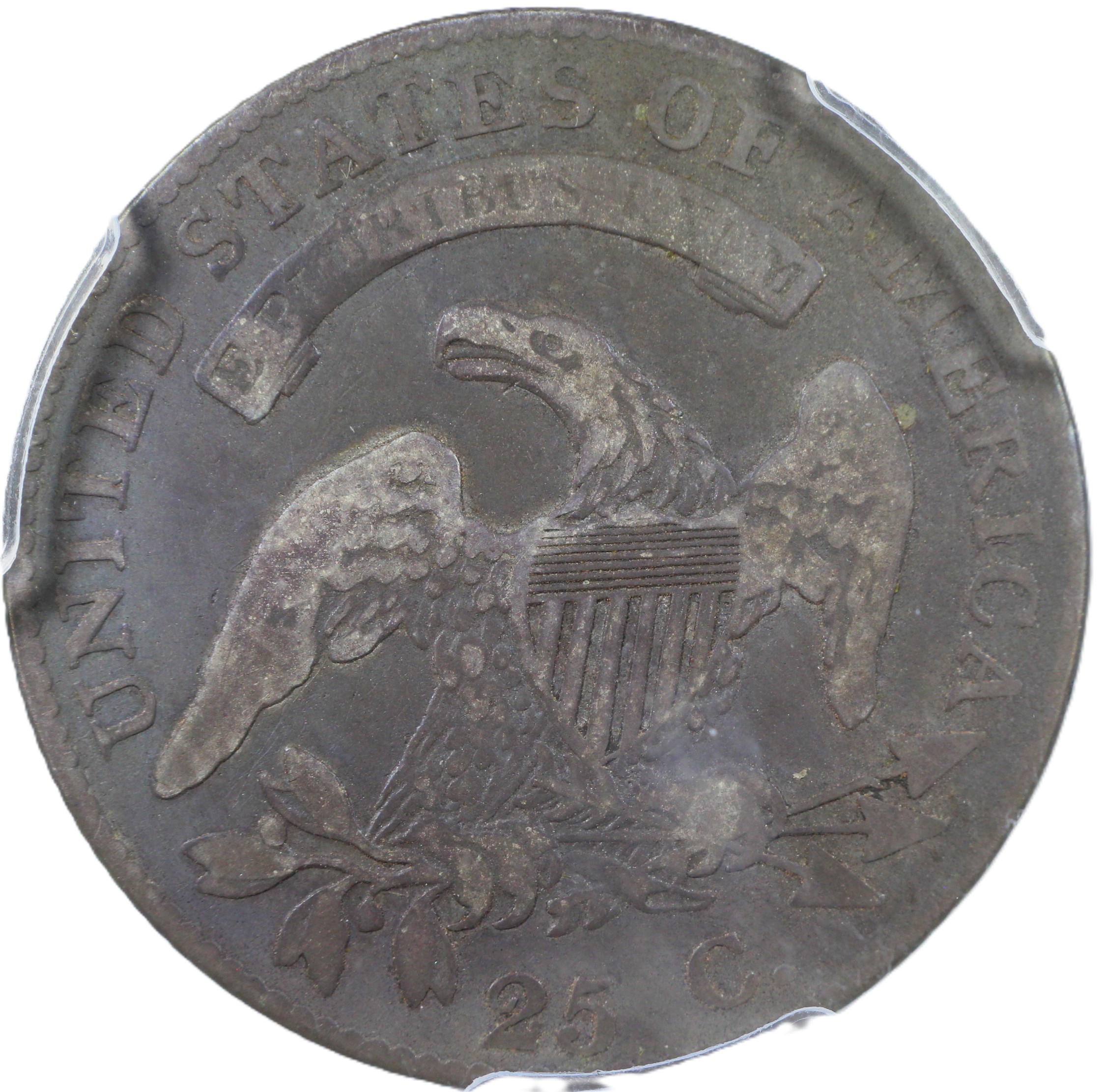 image for: 1820 Medium 0 25c PCGS VG8